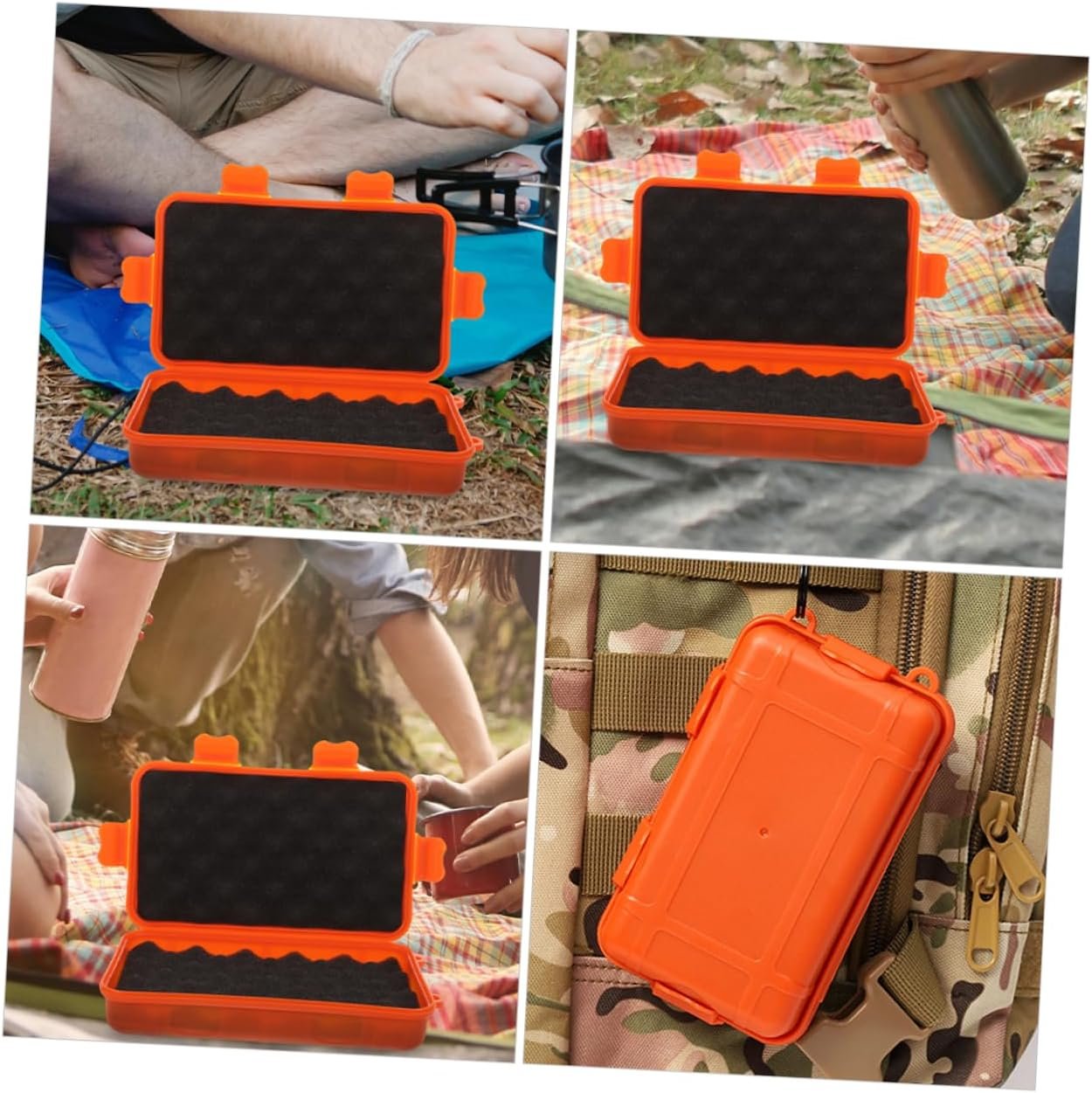 SWOOMEY Box Survival Storage Box Capacity Outdoor Survival Device Organizer Sealed and Shockproof Tool Case