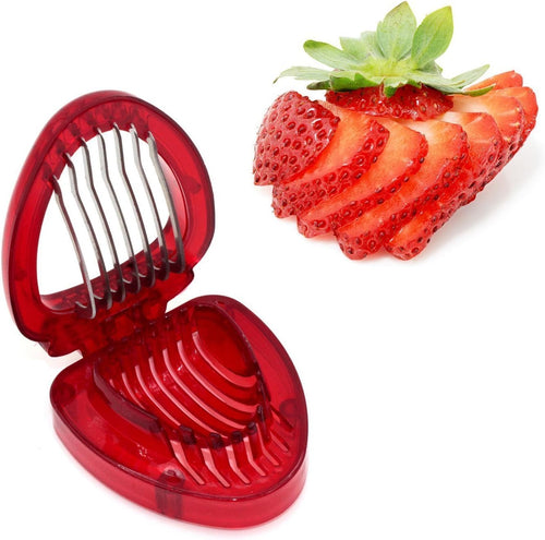 ZRAMO Accessories Simply Slice Strawberry Section Slicer Kitchen Cutter Gadgets Kitchen Tool Mini Slicer Cut Joie MSC Stainless Steel Blade Craft Fruit Tools Factory kiss