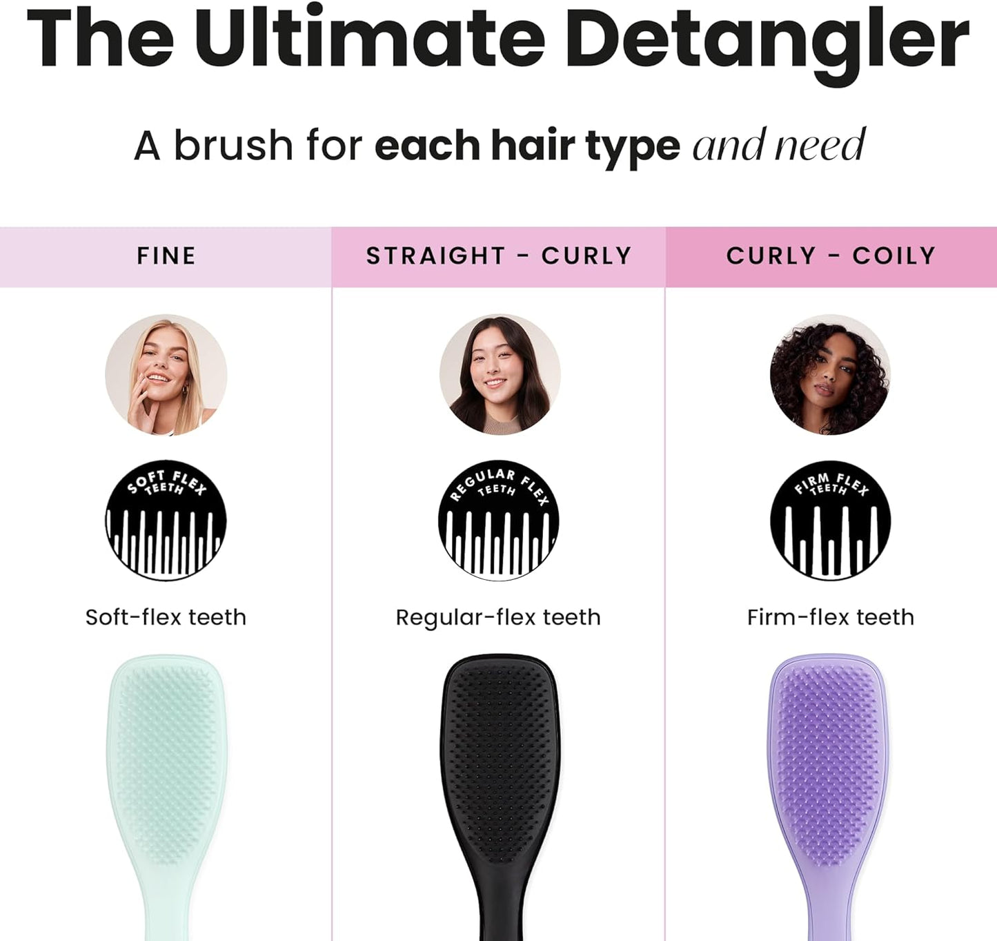 Tangle Teezer Wet Detangler Hairbrush - Liquorice Black