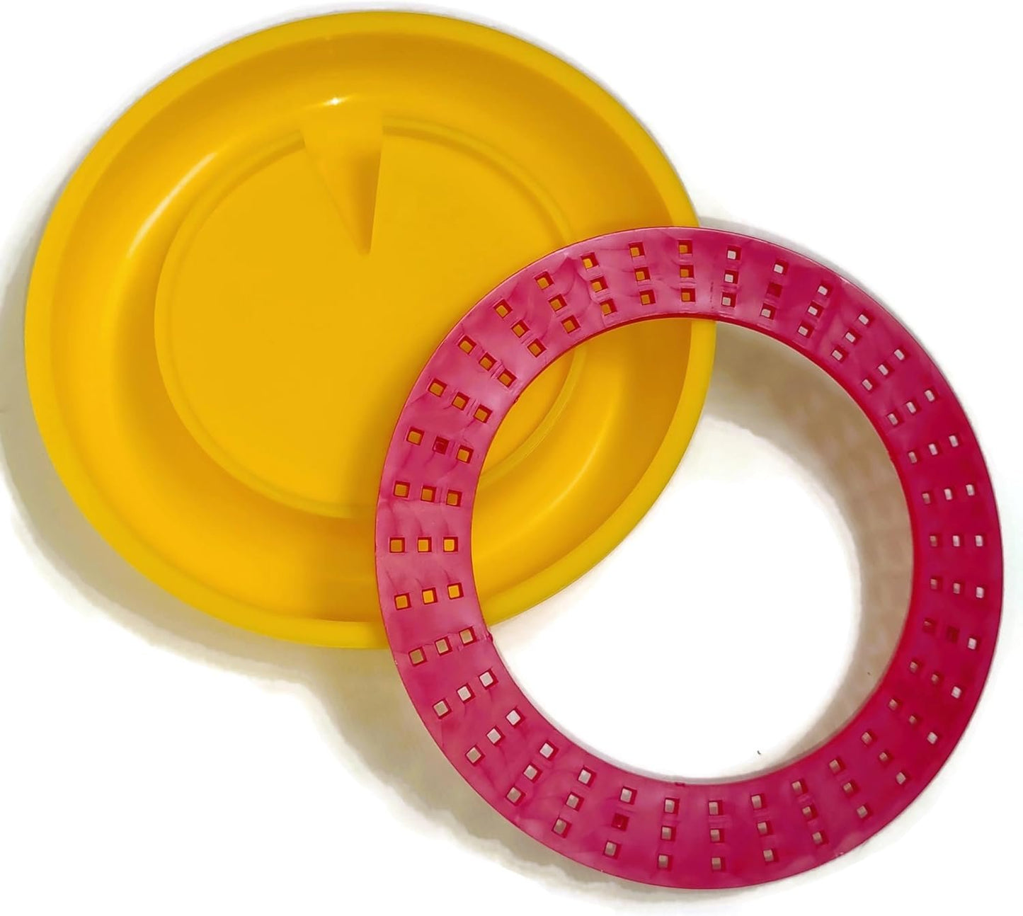 ZAVHOZ Bees Feeding Bowl Bee Feeder Hive Water Drinker Sugar Syrup Drinking Dispenser Tool Plastic Mesh Dish Beehive Watering Station Apiary Accessory Beekeeping Honey Production (Yellow)