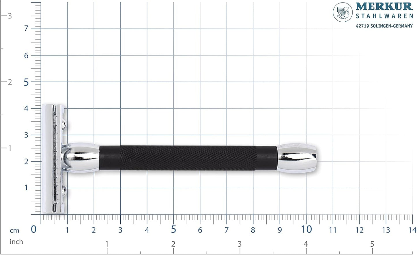 MERKUR Double Edge Safety Razor Short & Black Handle