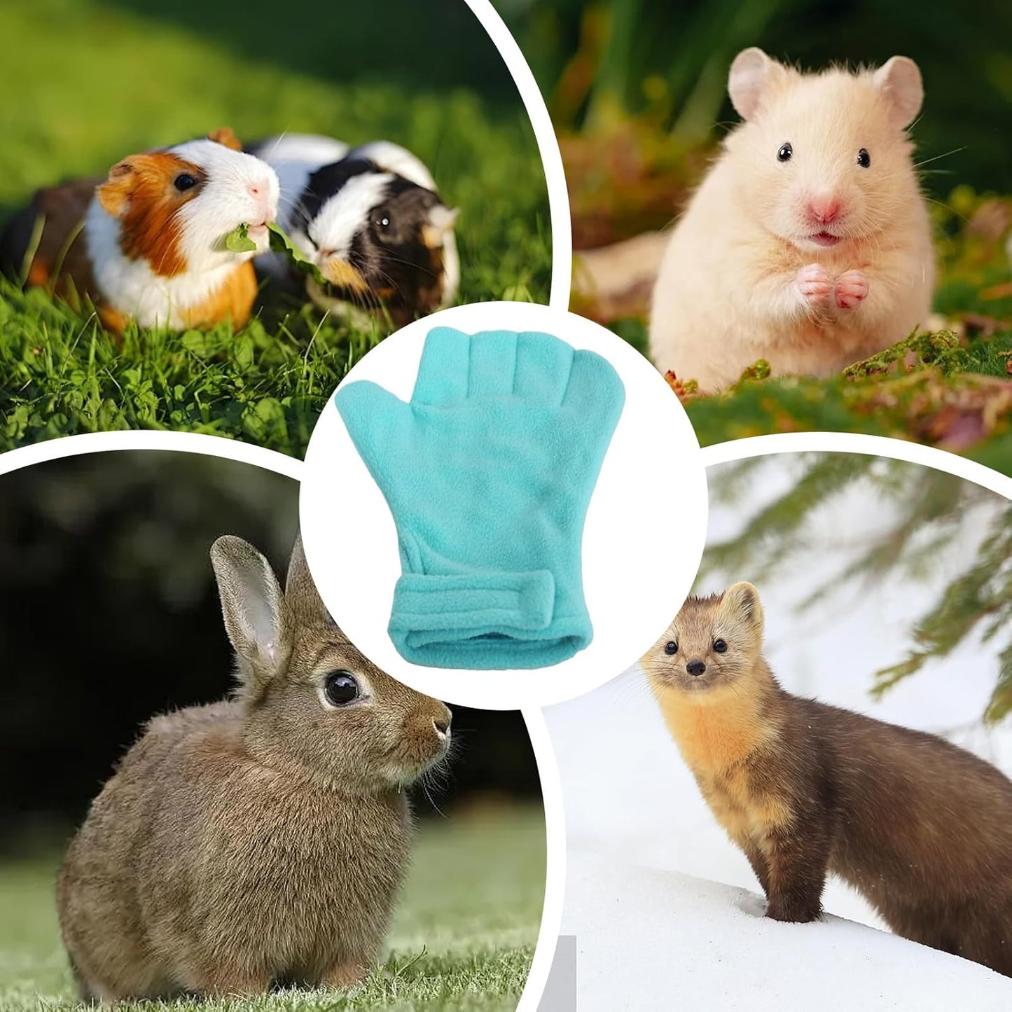 Animal Handling Gloves,Bite Resistant Gloves | Gentle Touch Scratch Resistant Safe Handling for Reptile Bird Snake Lizard Squirrel Hamster Nail Trimming Grooming