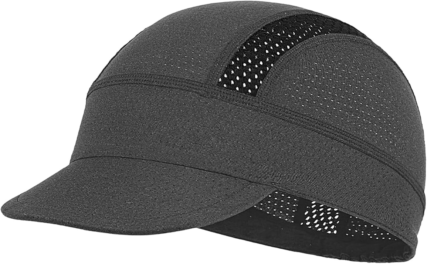 Bike Hat, Hard cap Liner, Mesh Headwear, Sun Visor Helmet, Breathable Protective Gear for Cycling Workout Skiing Fishing Construction Camping Football Hiking, 5.12x2.36 Inches