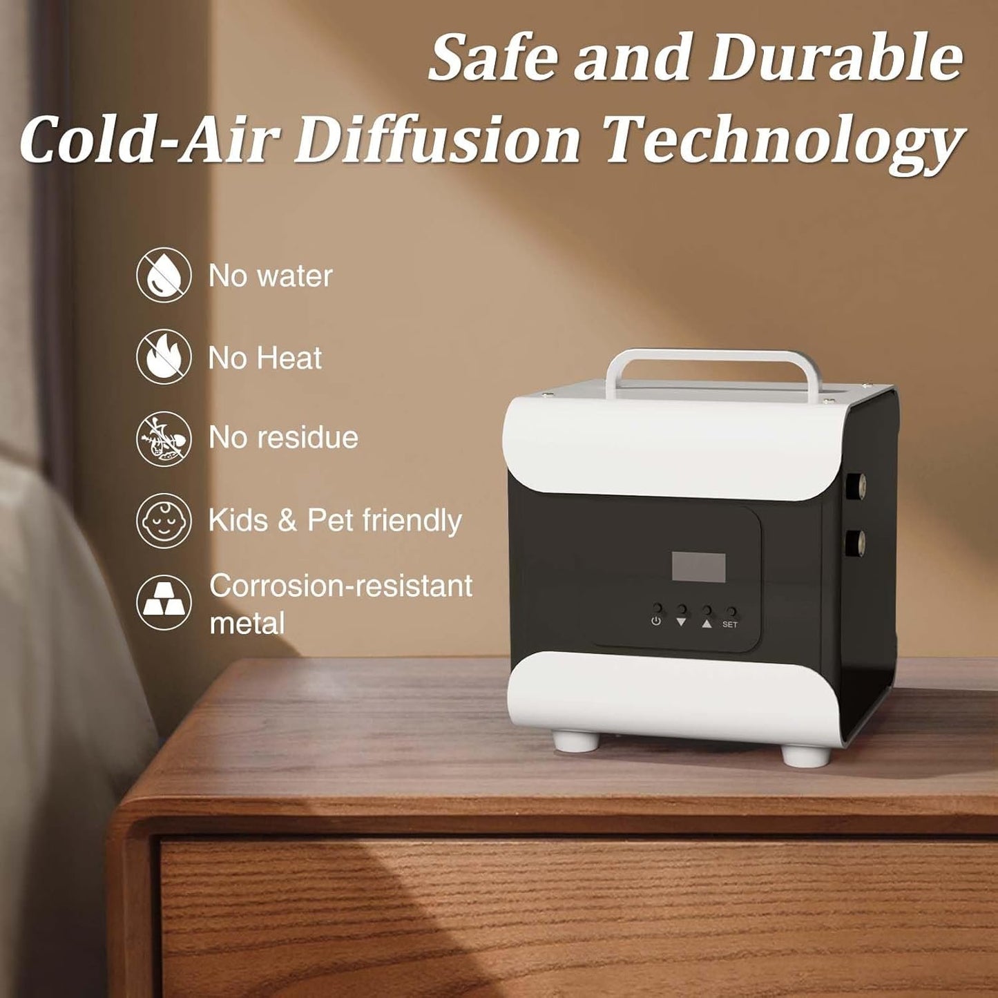 Lacidoll Whole House Aroma Diffuser, 5000 Square Feet Coverage, Wi-Fi & Bluetooth App Control, 1000ml Hotel Collection, Waterless Cold Air Diffuser for Room
