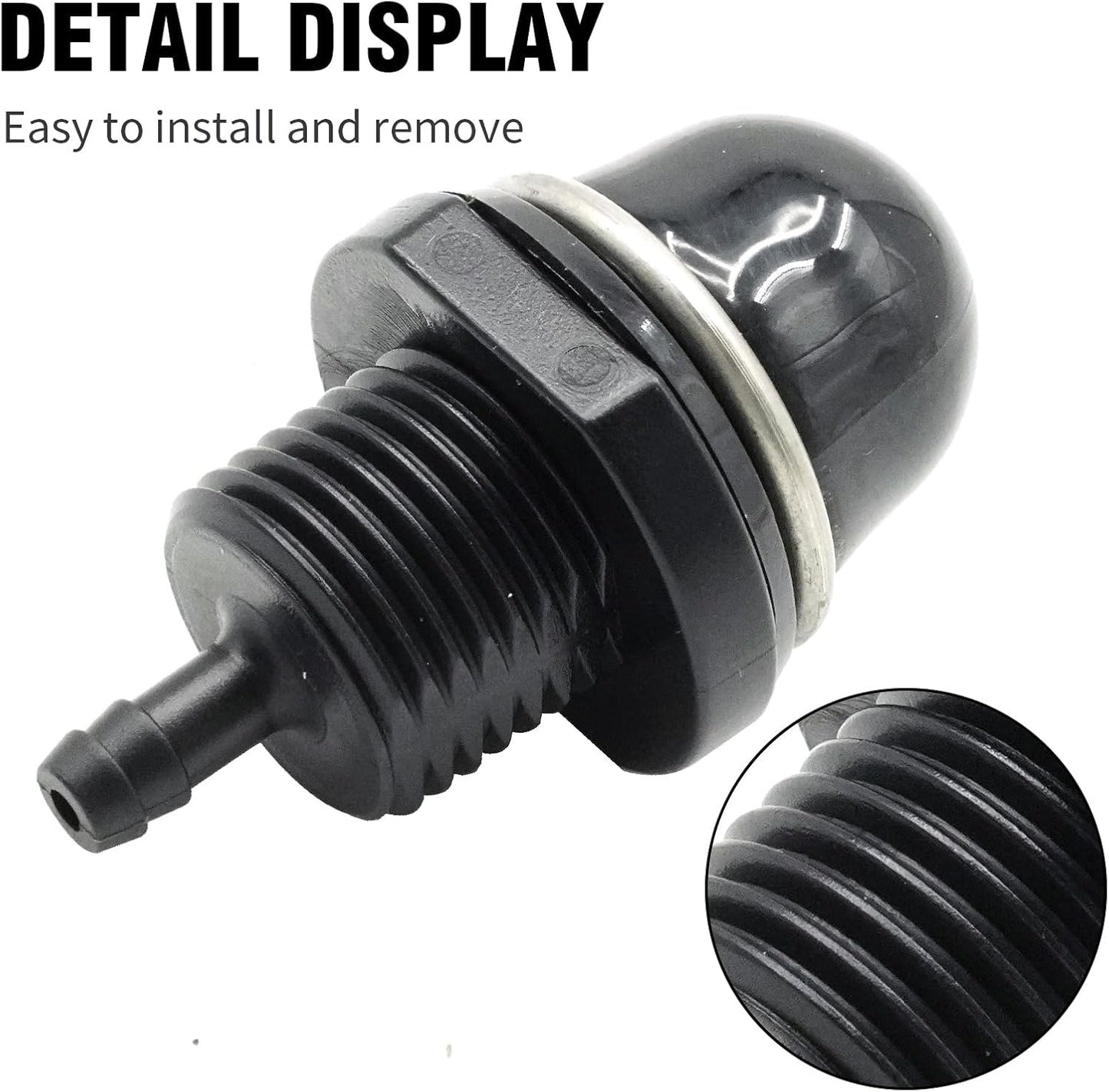UOIENRT 895124 Fuel Pump Priming, Replacement for Mercury 8HP 9.9HP 10HP 15HP 20HP Carb 4 Stroke 2005 2006 2007 2008