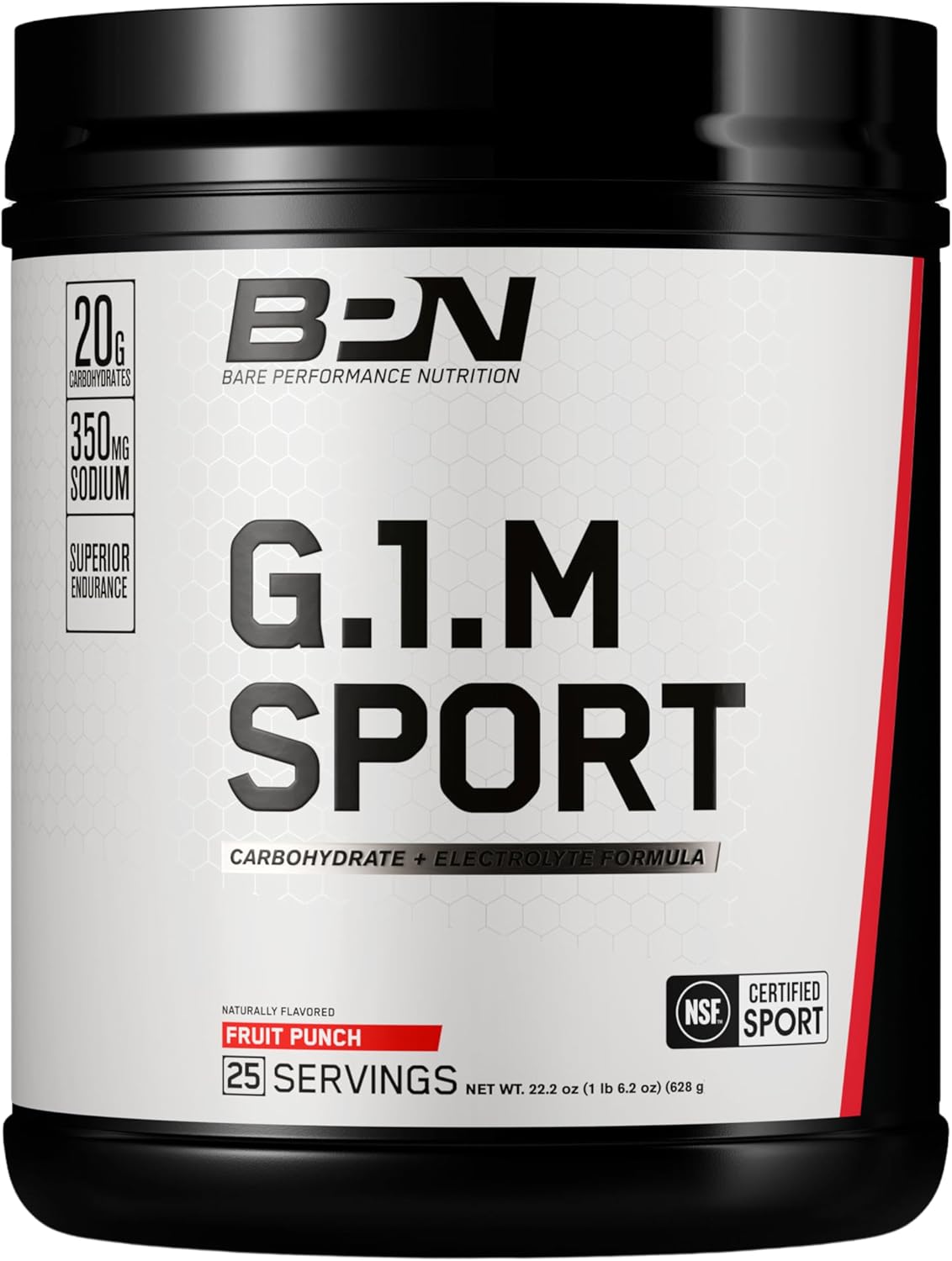 Bare Performance Nutrition, G.1.M Sport Endurance Formula, Electrolyte Formula, Cluster Dextrin, Superior Carbohydrate Source (Fruit Punch)