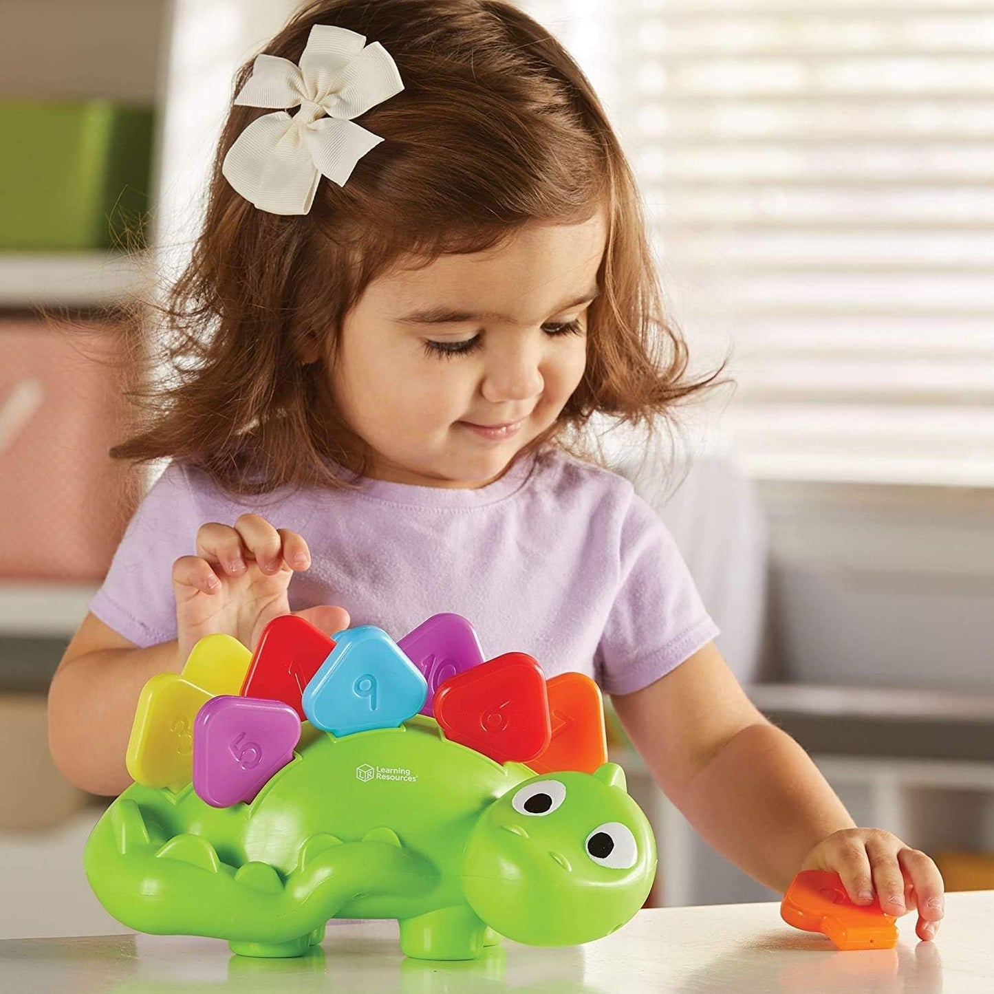 Learning Resources Steggy The Fine Motor Dino, Fine Motor Toy, Ages 18+ Months
