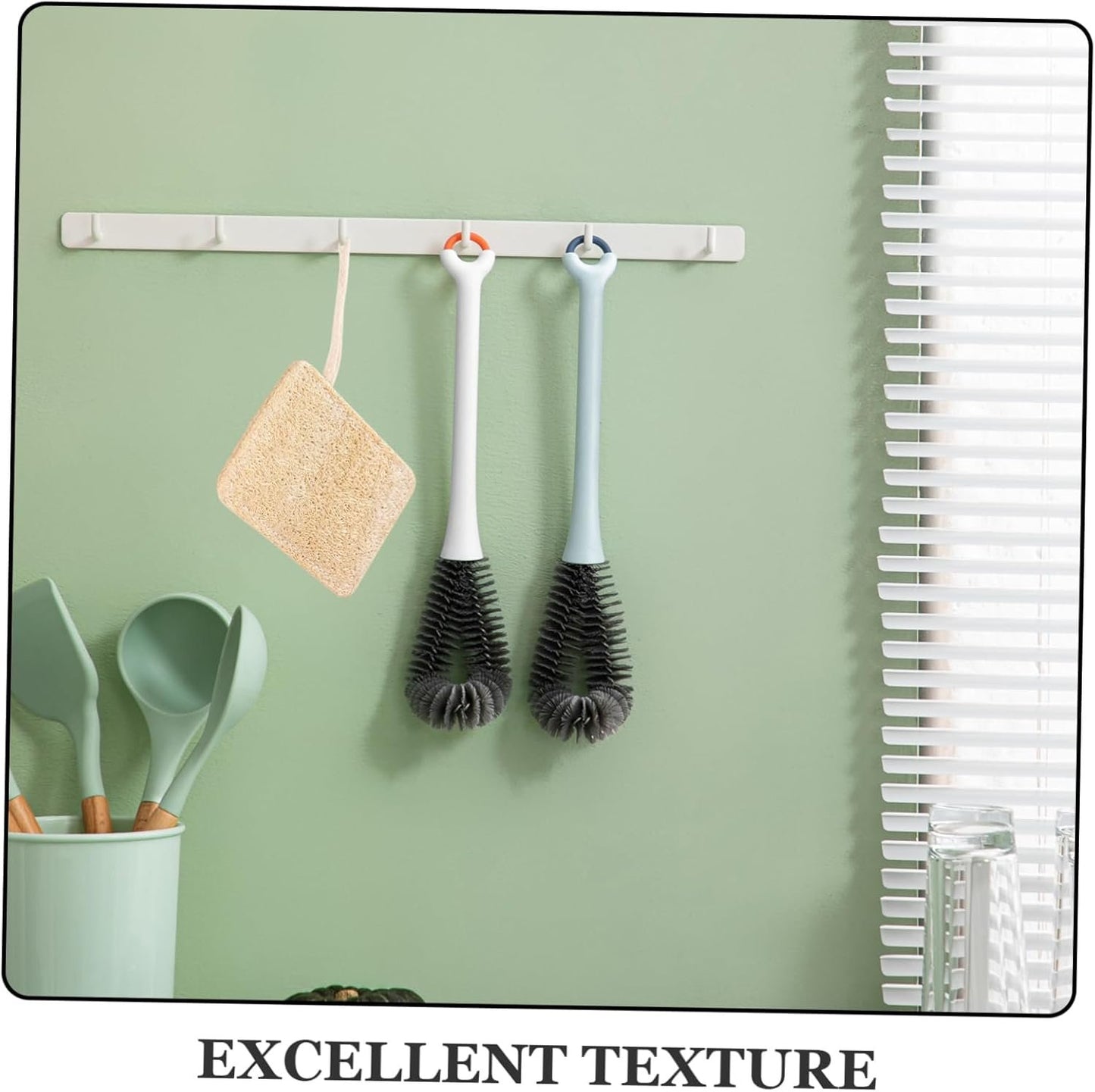 OATIPHO Kitchen Loofah Scrubber Dishwashing Sponge Design for Cleaning Durable Loofah Cloth for Stubborn