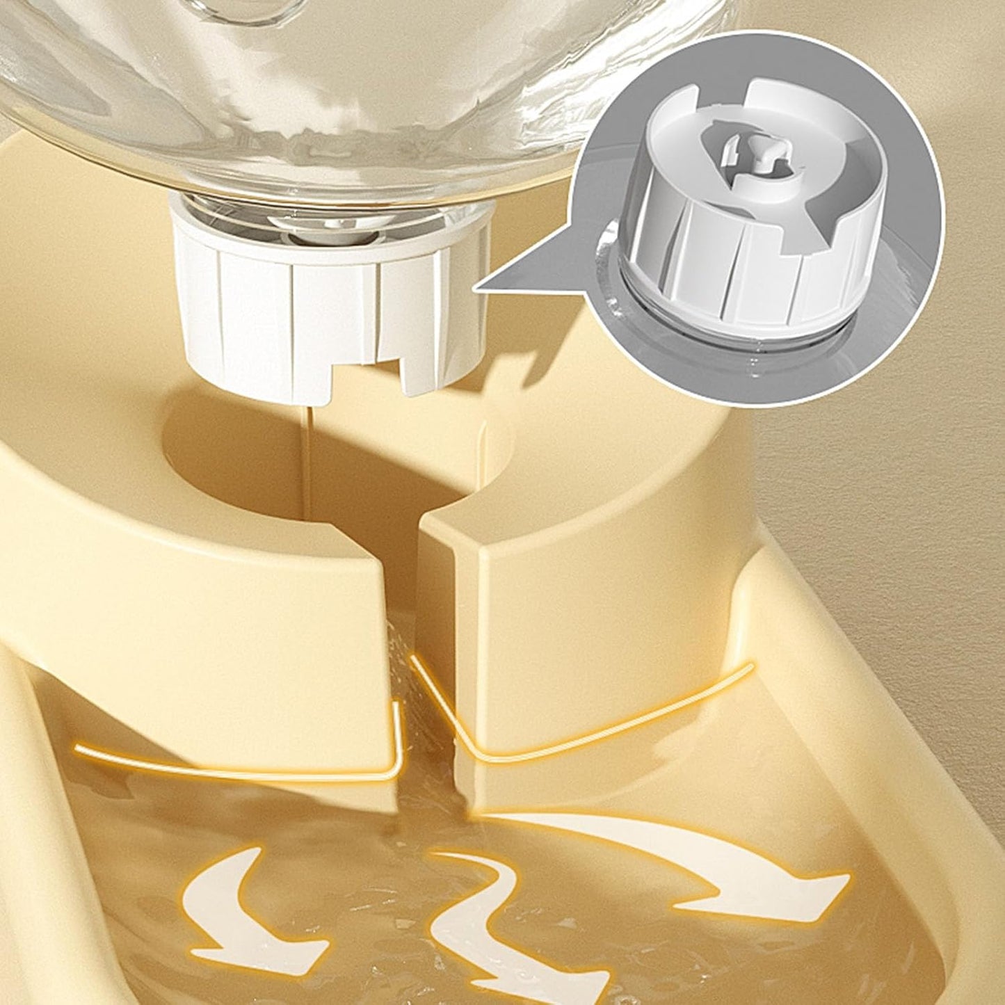 Beimus Set di mangiatoie automatiche e ciotole per acqua e cani di piccola taglia con contenitore trasparente per alimenti per la casa