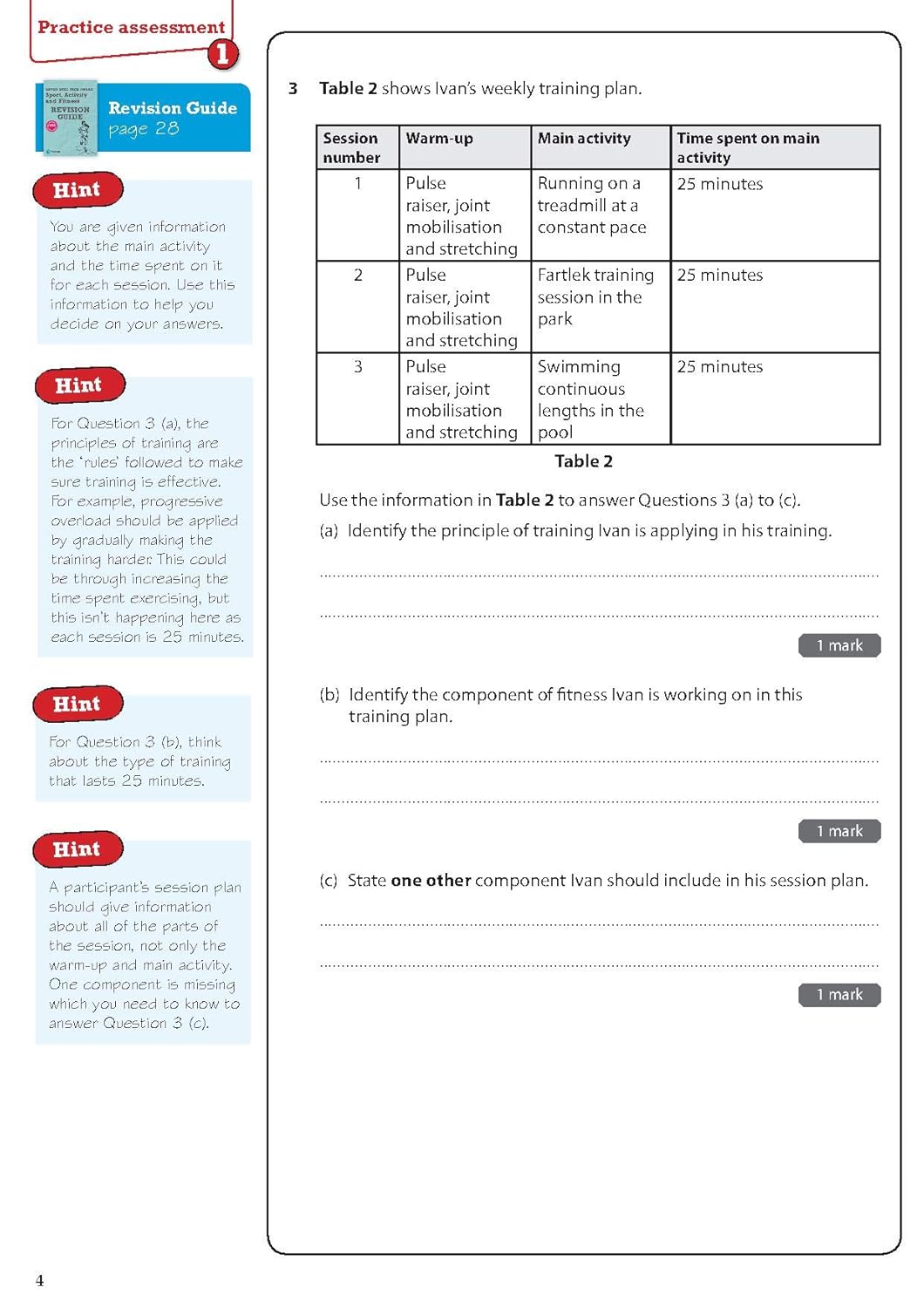 Pearson REVISE BTEC Tech Award Sport, Activity and Fitness Practice Assessments Plus