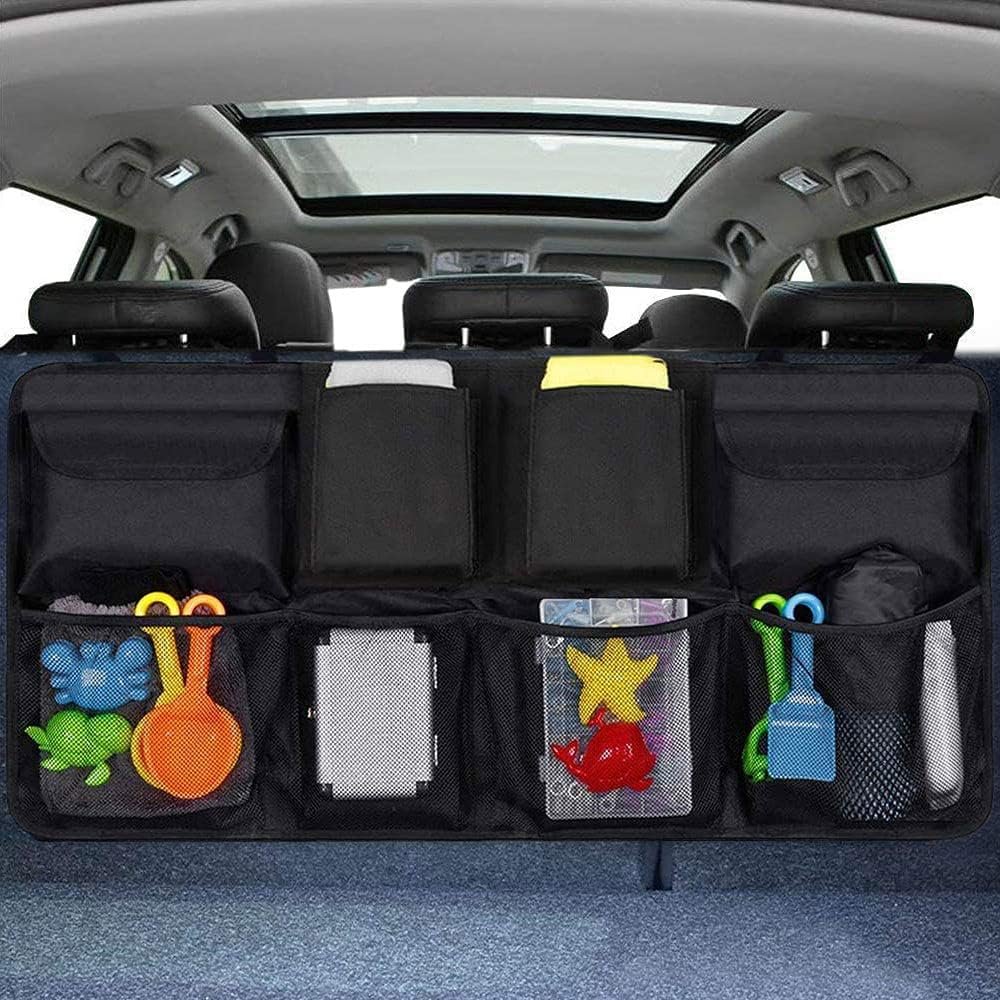 Car Trunk Organizer, Backseat Hanging Organizer with 8 Large Storage Bag -Trunk Organizer for SUV,Truck, Van -Your Space Saving Expert