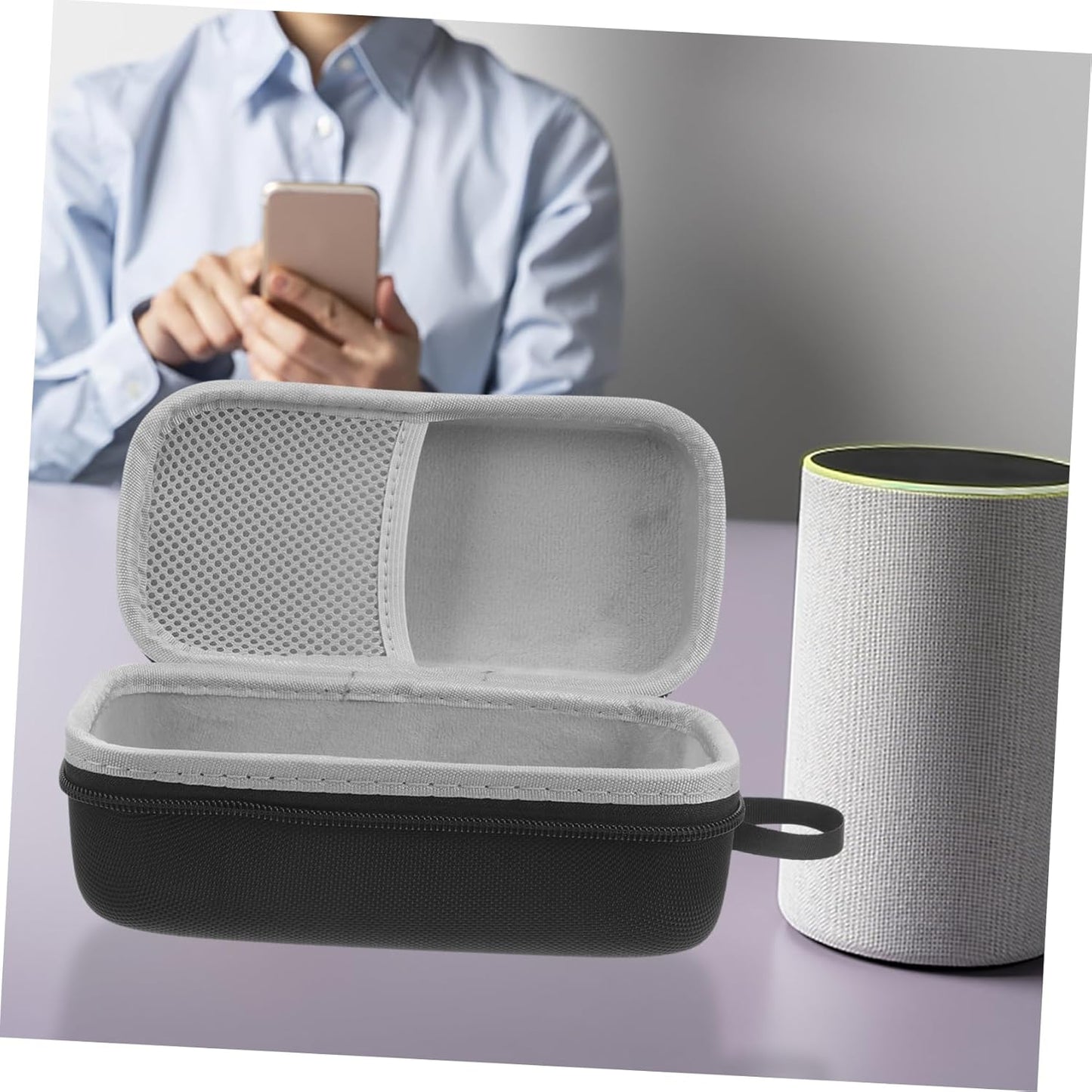 NUOBESTY Custodia Protettiva per Design Multifunzionale per Stoccaggio Accessori Audio