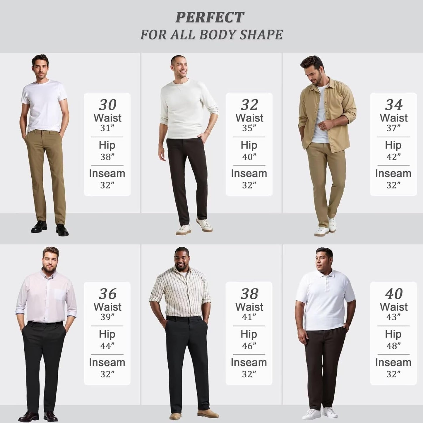 ETHANOL Mens Comfort Tech Stretch Slim Performance Wrinkle-Resistant Dress Pants