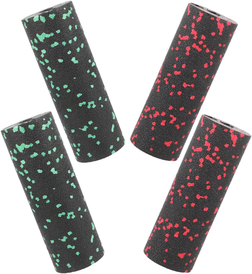 Toyvian 4 Pezzi Mini Colonna Yoga Massaggiante in Sughero Colonna a Rulli Del Corpo Per Massaggio Muscolare Massaggio a Accessori Yoga Per L'esercizio Epp