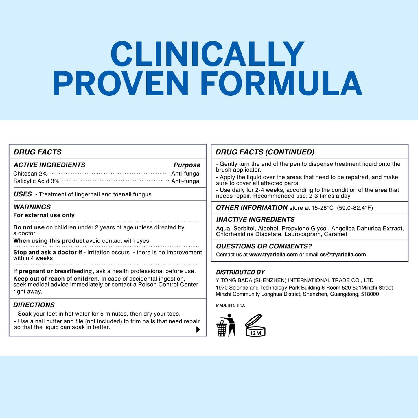 Toenail Fungus Treatment Extra Strength: Nail Fungus Treatment for Toenail - Fungal Nail Repair Pen 4 Packs