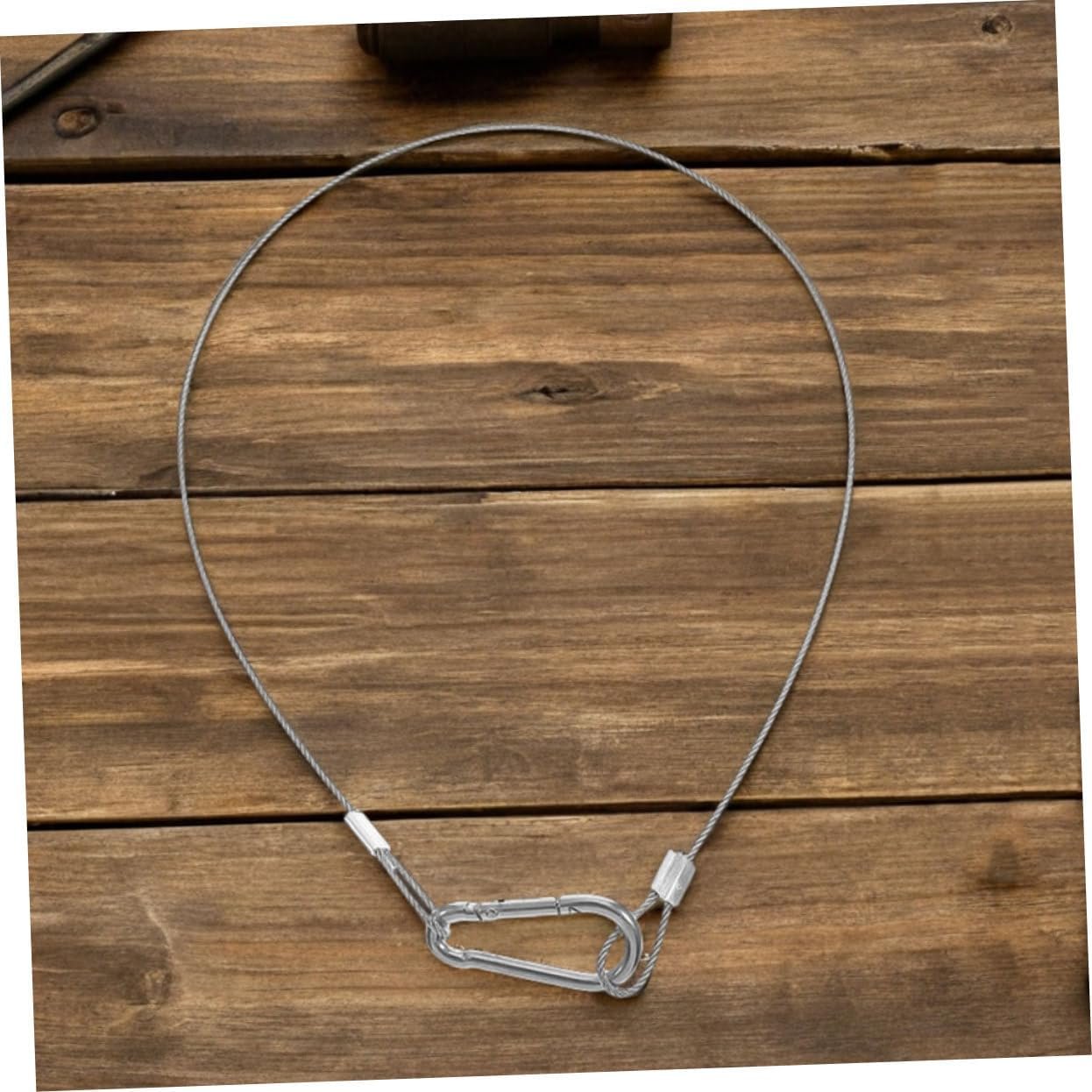 Ciieeo Adjustable Security Cable Buckle 4pcs Heavy Duty Cable Lock Luggage Lock Stage Lights Plant Lights 2.0mm 3.