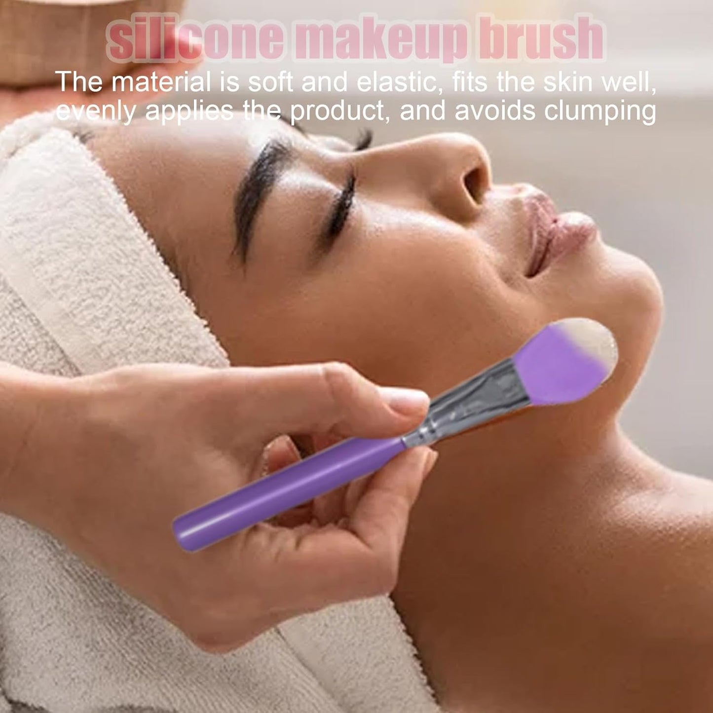 Silicone Makeup Brush, Lip Applicator Set, Eyeshadow Applying Kit, 5.51 Inches Versatile Cream Makeup Tool For Resin Epoxy Art Crafting And Beauty Accessories