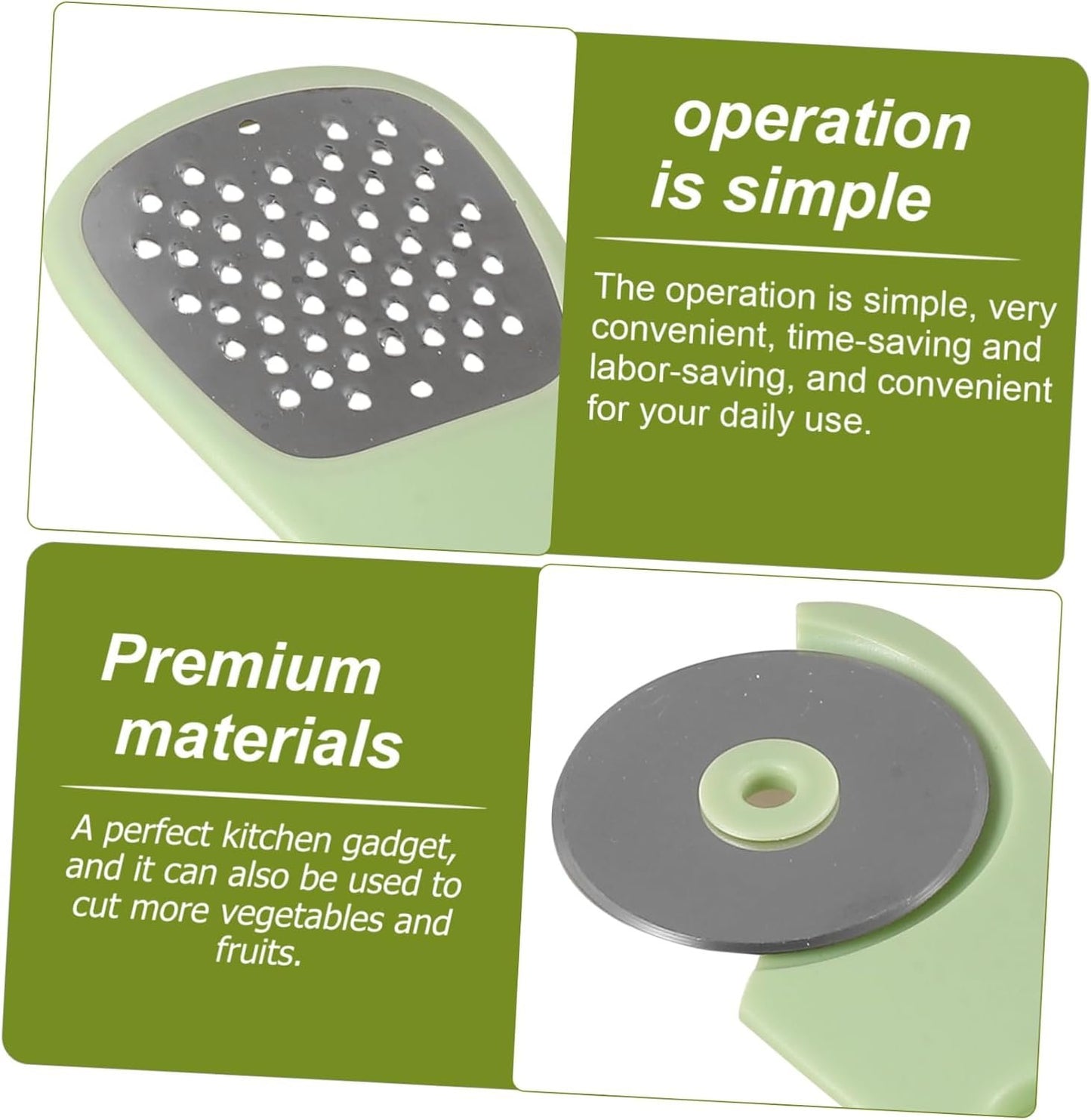 PRETYZOOM 1 Set Potato Peeler Shrimp Peeling Machine Pan Serve Cutter Can Opener Kitchen Tools Multifunctional Kitchen Gadget PC Olive Green