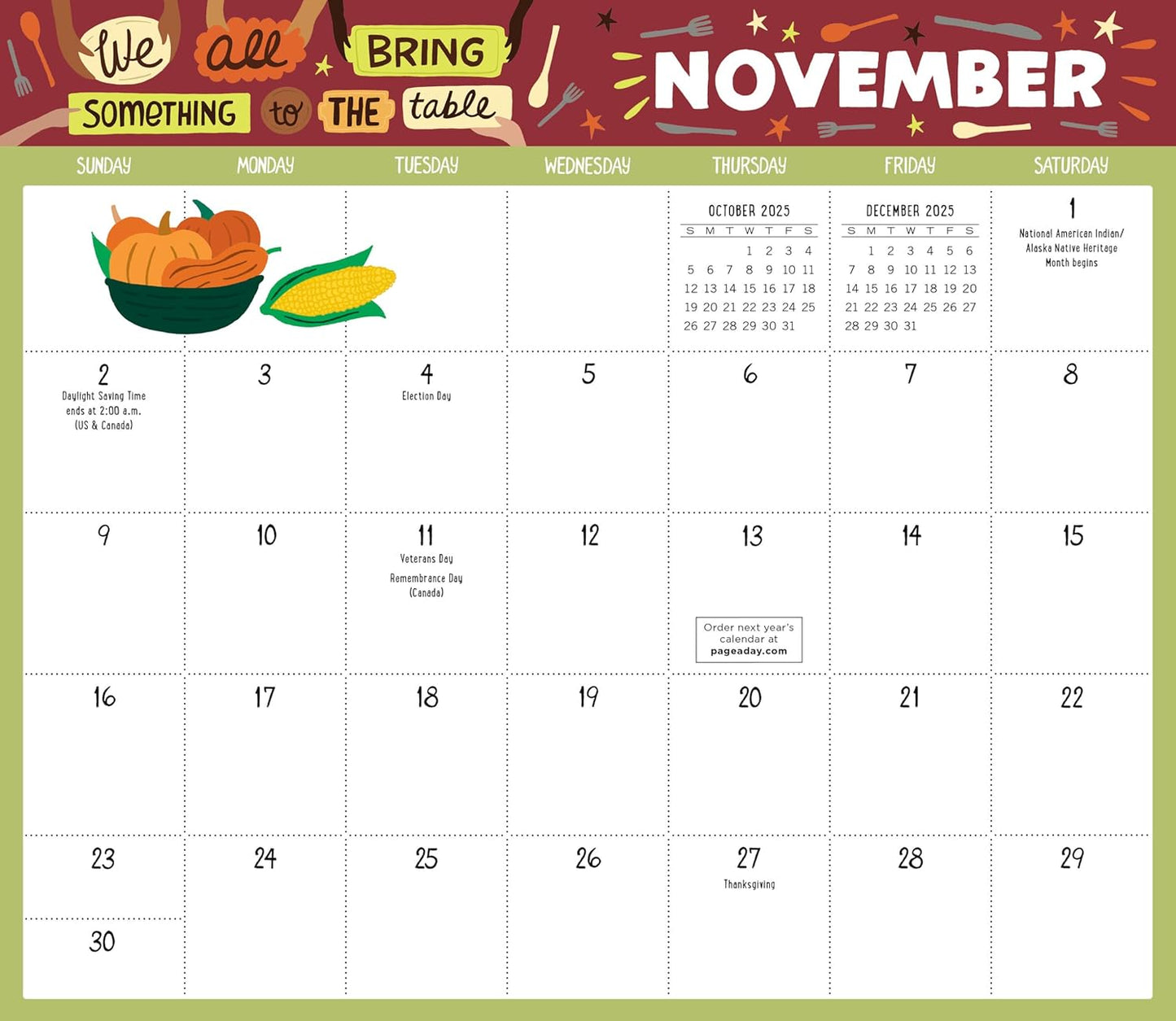 Dream Big Dreams: Inspiration and Organization for 2025: A Magnetic Monthly Calendar for a Fridge, Wall, or Desk