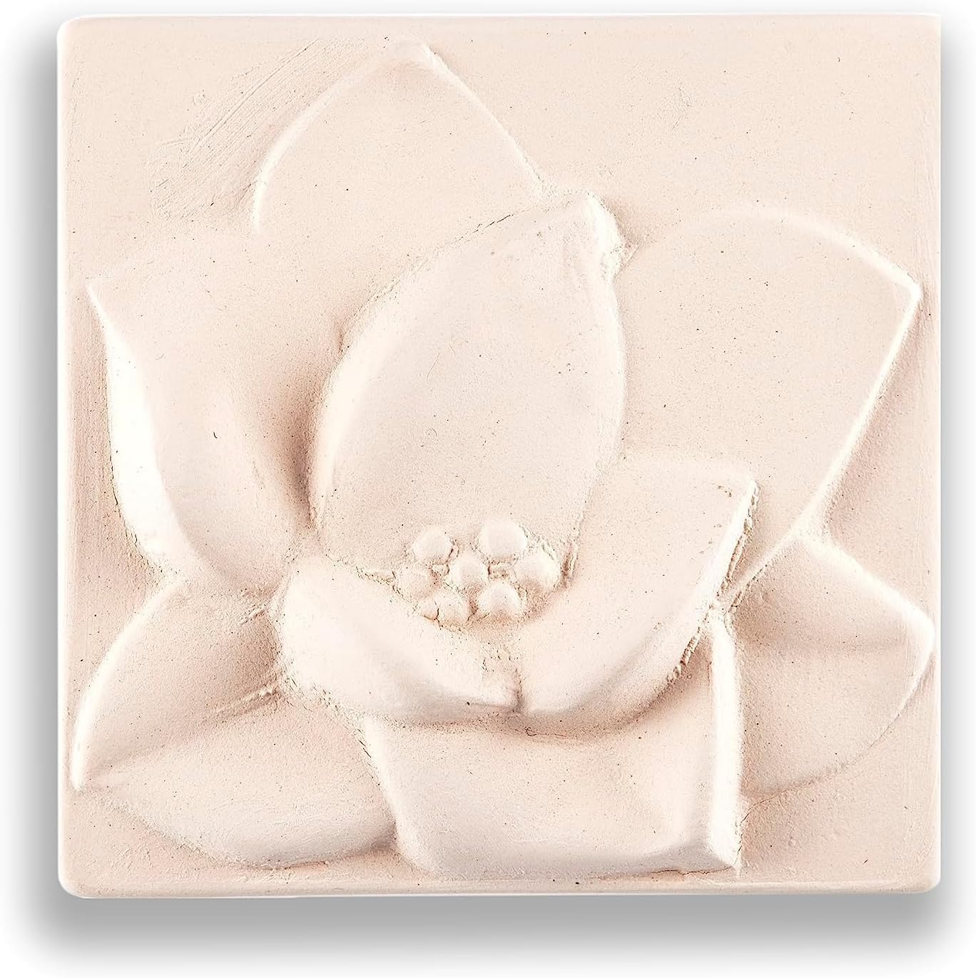 Healing Ceramic Stone Diffuser-Magnolia-Korean flower Series - Odor Eliminator, Air Purifying, Humidity Control, Aromatherapy Passive Diffuser (Magnolia)