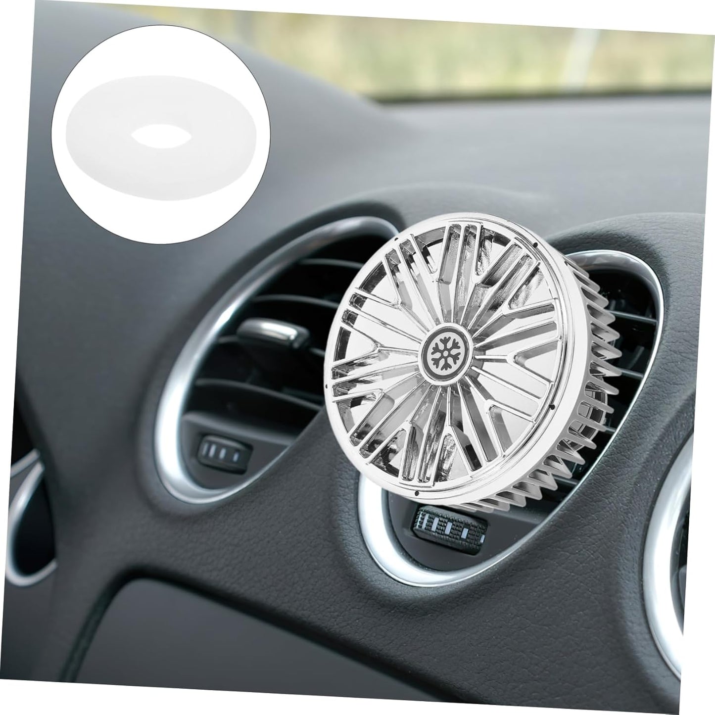 MUCKLILY Fragrance Refill for Car Vent Clips 5pcs Solid Aromatherapy Tablets Car Air Freshener Odor Control Versatile Use