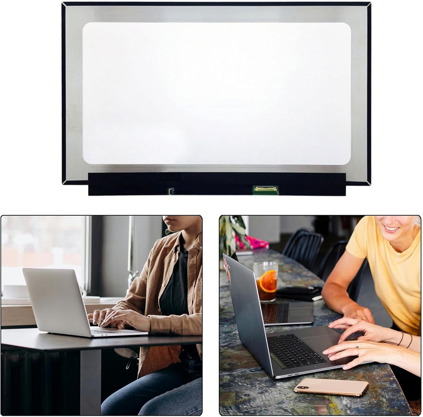 13.3" Laptop Display Screen for for NV133FHM-N46 NV133FHM-N33 N133HCE LM133LF6L03 60Hz 30 Pins Connection