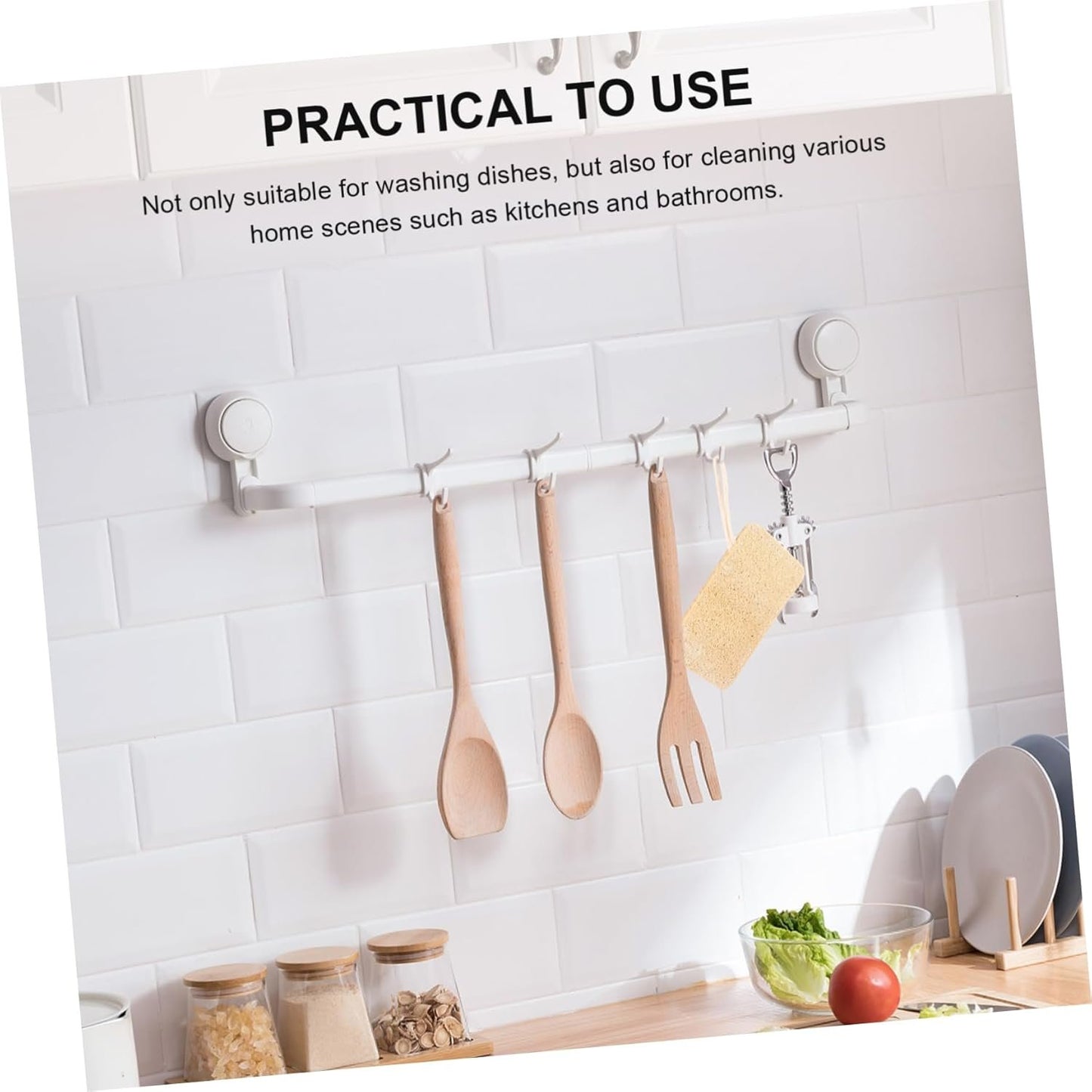 Beavorty Kitchen Loofah Scrubber Thickened Dishwashing Sponge for Kitchen Cleaning Multi Functional Loofah