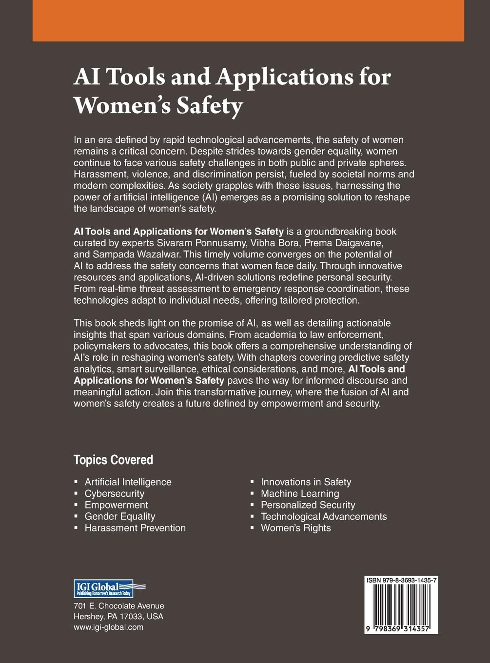 AI Tools and Applications for Women’s Safety