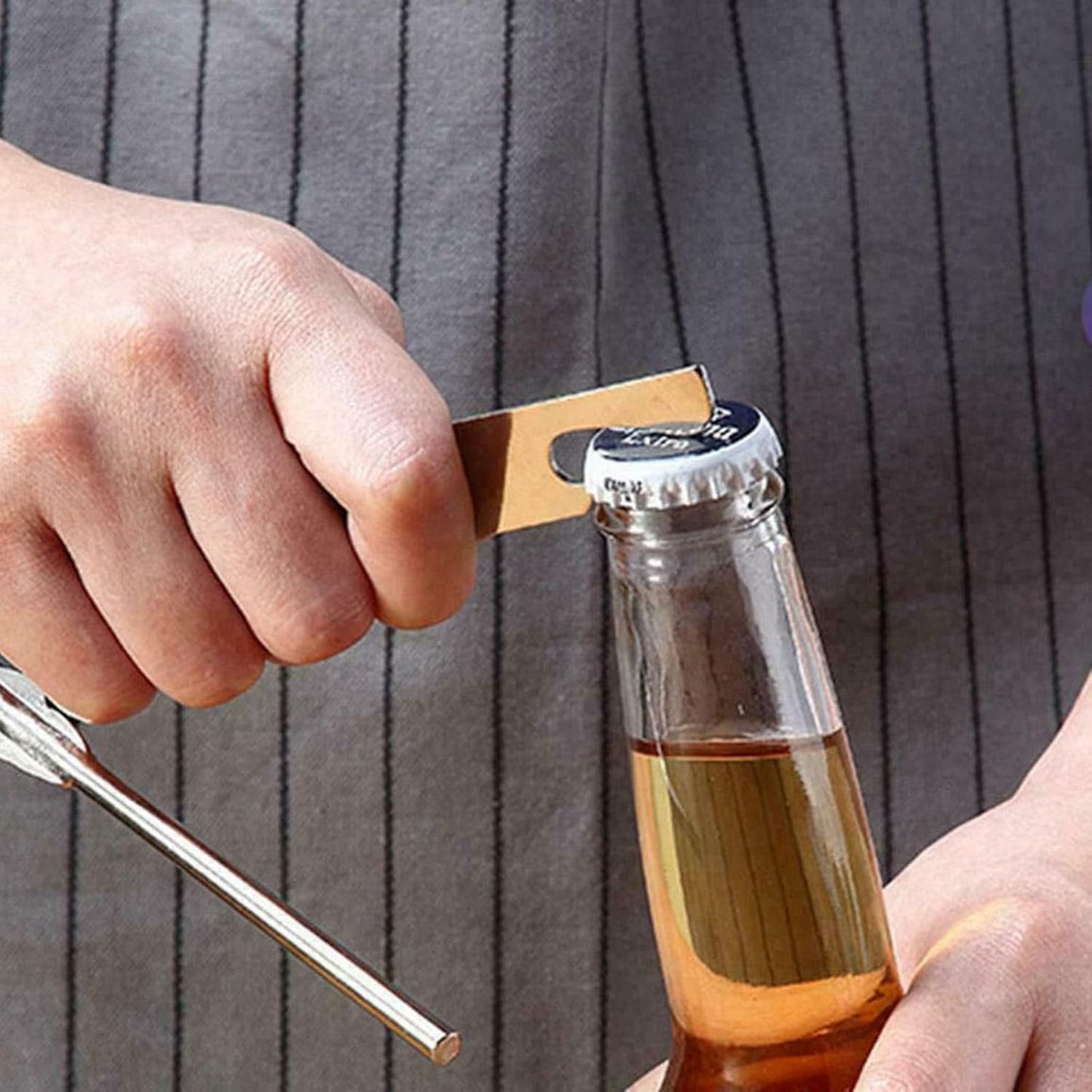 Manual Can Opener Kitchen Tools DIY Can Opener Side Gadgets Cordless Bottle Opener (as shown, One Size)