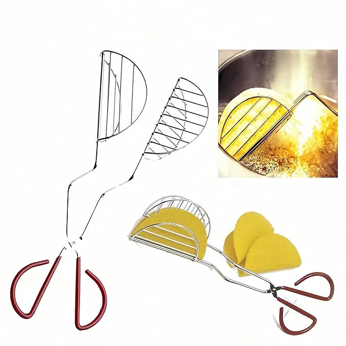 Taco Maker Press Fried Taco Shells Mold Crisp Deep Fryer Kitchen Tools Gadgets