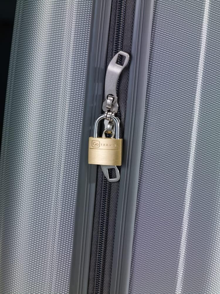 Go-Travel Luggage Lock, Brass, 20 mm