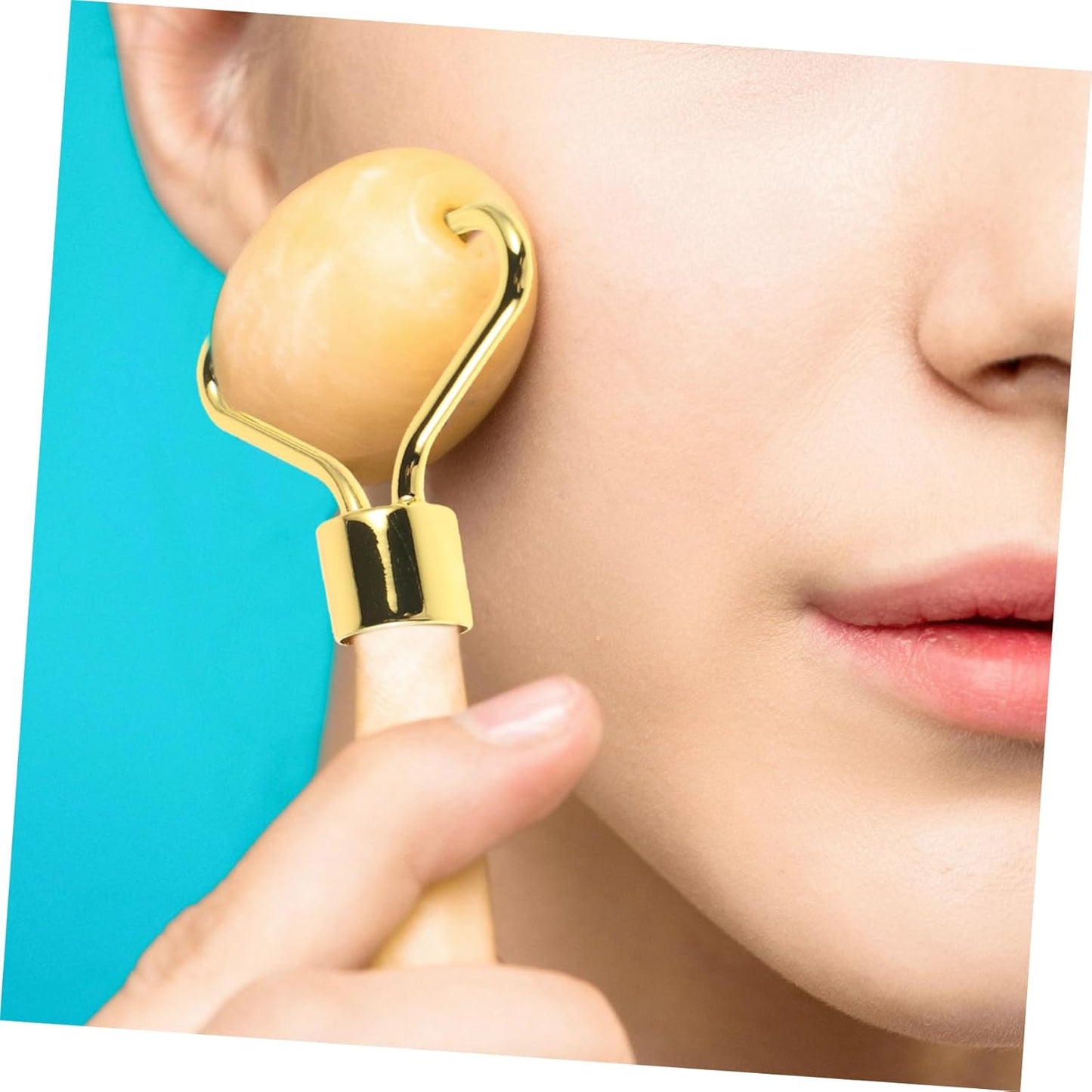 ORFOFE 10pcs Replacement Handles for Facial Massager Ergonomic Skincare Tool for Neck Wrinkle Therapy User