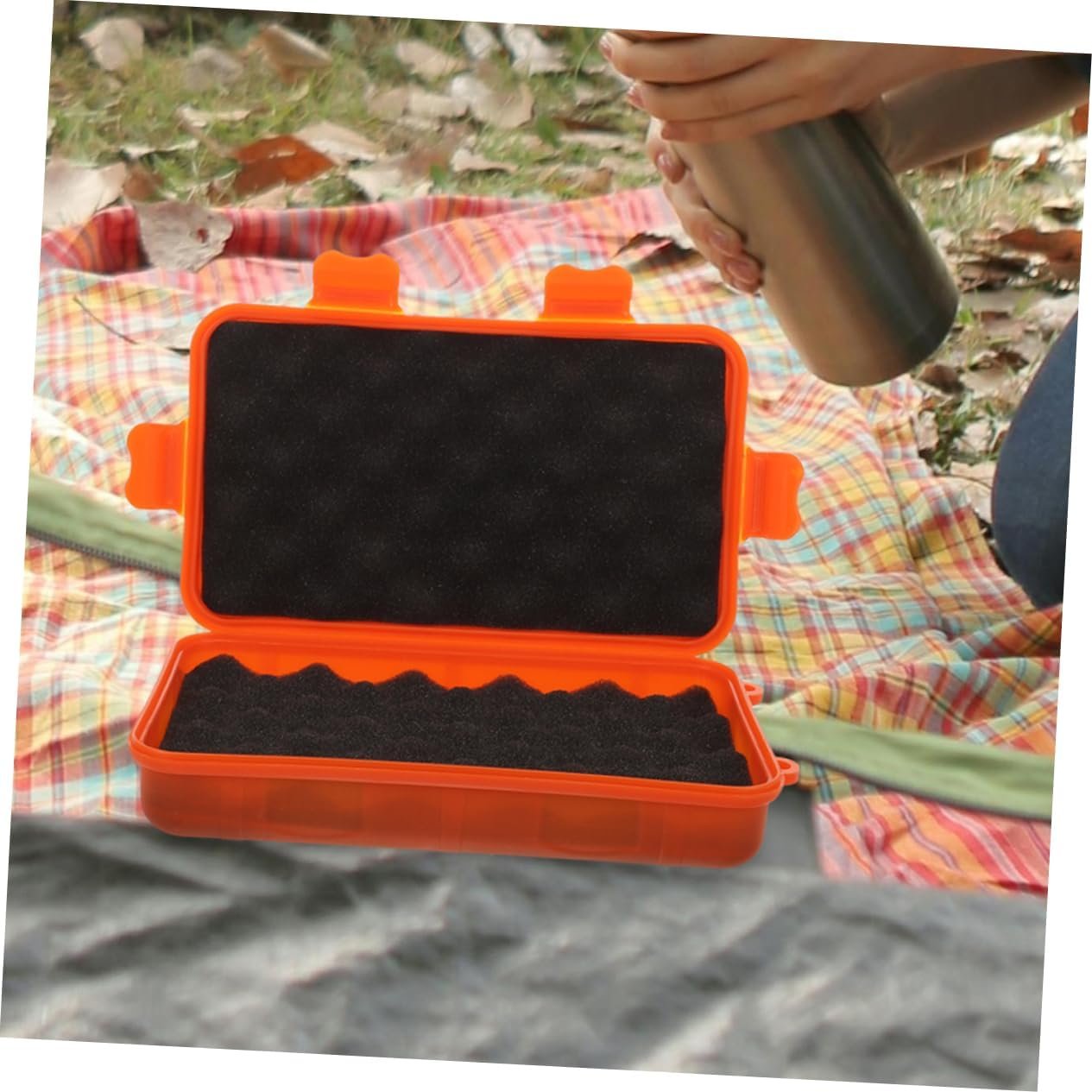SWOOMEY Box Survival Storage Box Capacity Outdoor Survival Device Organizer Sealed and Shockproof Tool Case