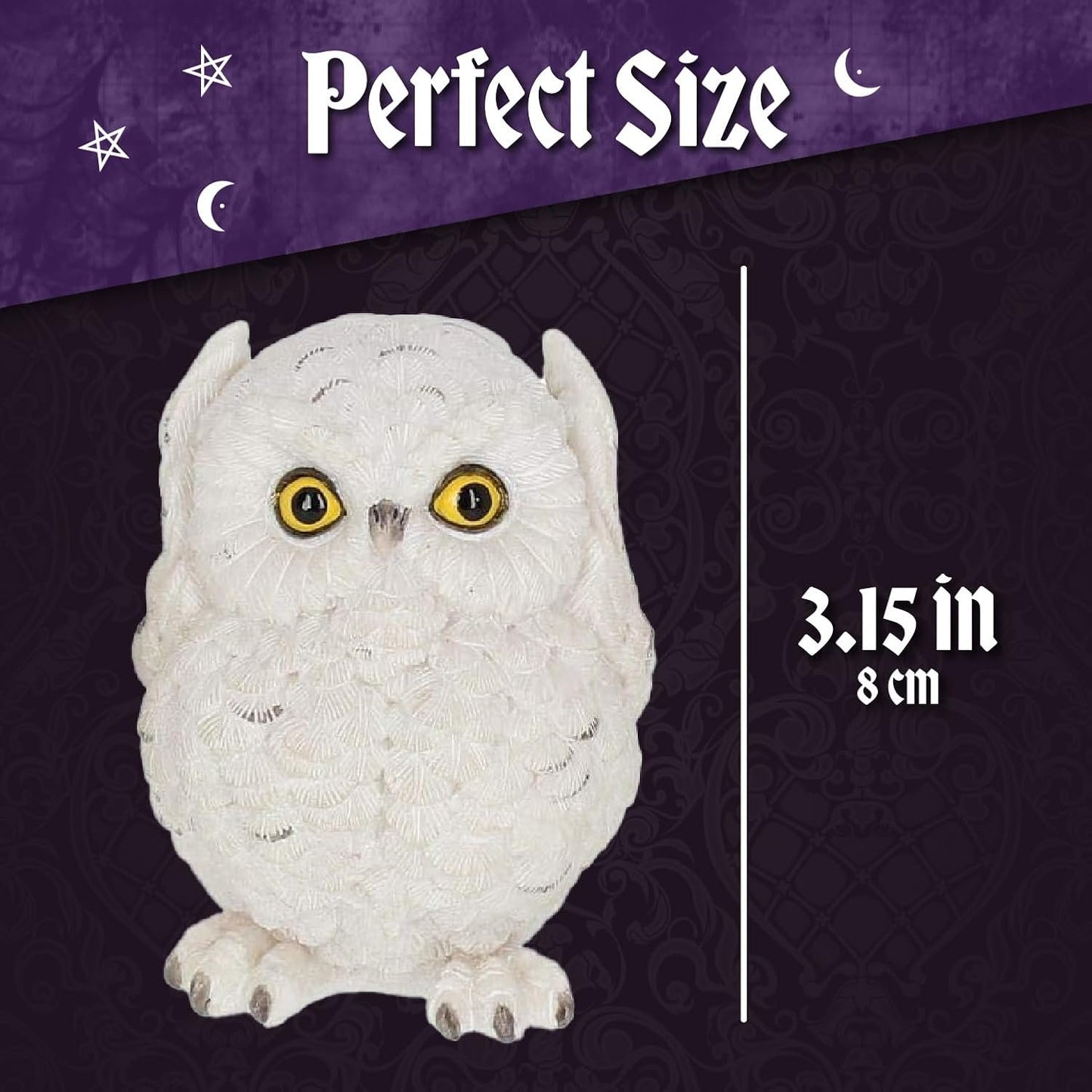 Nemesis Now Three Wise Owls Figurine 8cm White