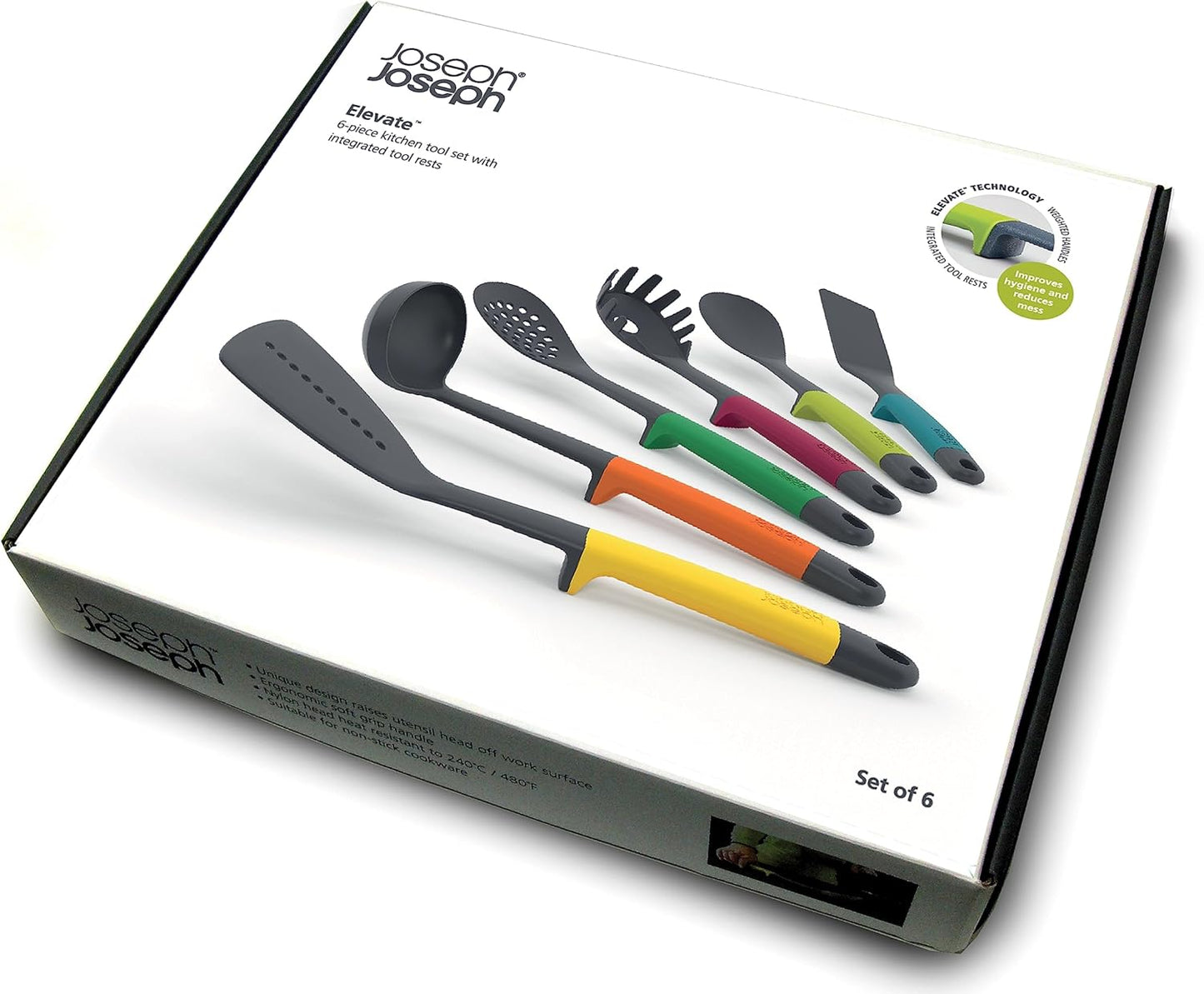 Joseph Joseph Elevate Utensils Tools Gift Set, 6-Piece - Multi-Colour