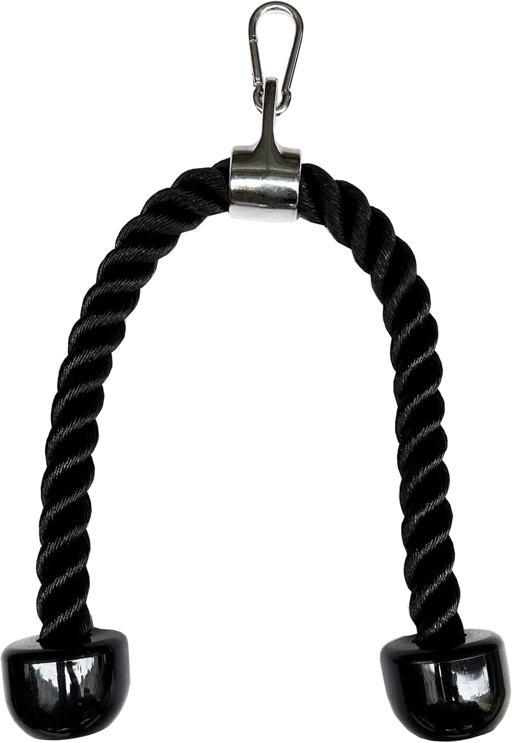 yuhqc Heavy Duty Tricep Rope Attachment Tricep Rope Nylon Tricep Rope Cable Single Press Push Down Fitness Gym Bodybuilding Cable Dual Grip Tricep Rope with Universal Cable Machine Attachment