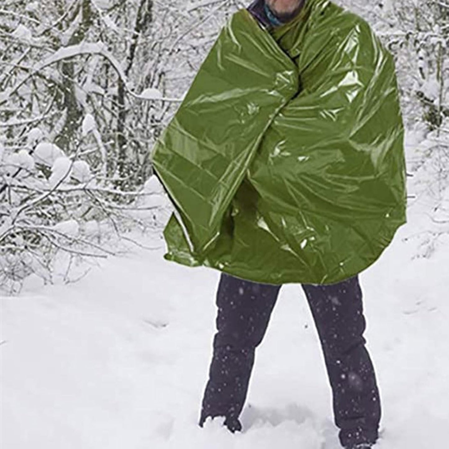 NSDSW Lightweight Emergencies Sleepings Bag Outdoor Sleep Survivals Shelter Tent for Outdoor Camping Hikings Survivals Tool