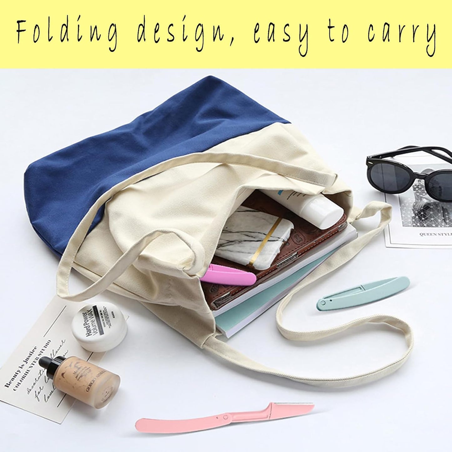 Eyebrow Razor, 6 pcs Foldable Shaving Grooming Blades Kits, Facial Hair Shaper Remover with Precision Cover for Women Makeup Face Care Tools Comes with a pair of eyebrow trimming scissors