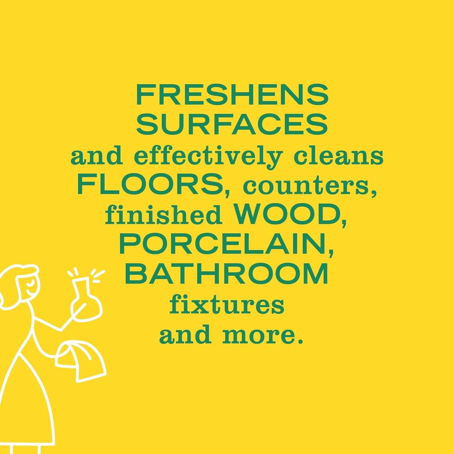 Mrs. Meyer's Clean Day Multi-Surface Cleaner Concentrate, Use to Clean Floors, Tile, Counters, and More, Honeysuckle Scent, 946 ml Bottle