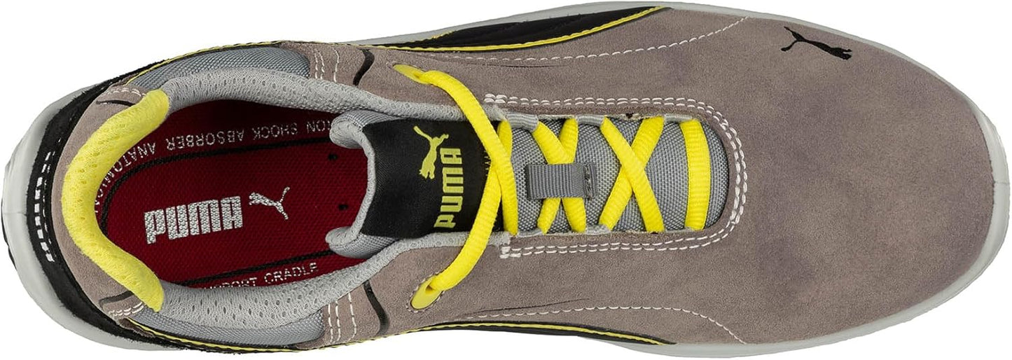 PUMA Safety Touring Stone Low Safety Work Shoes S3 SRC, Fibreglass Cap, Non-Slip, Metalless, Unisex