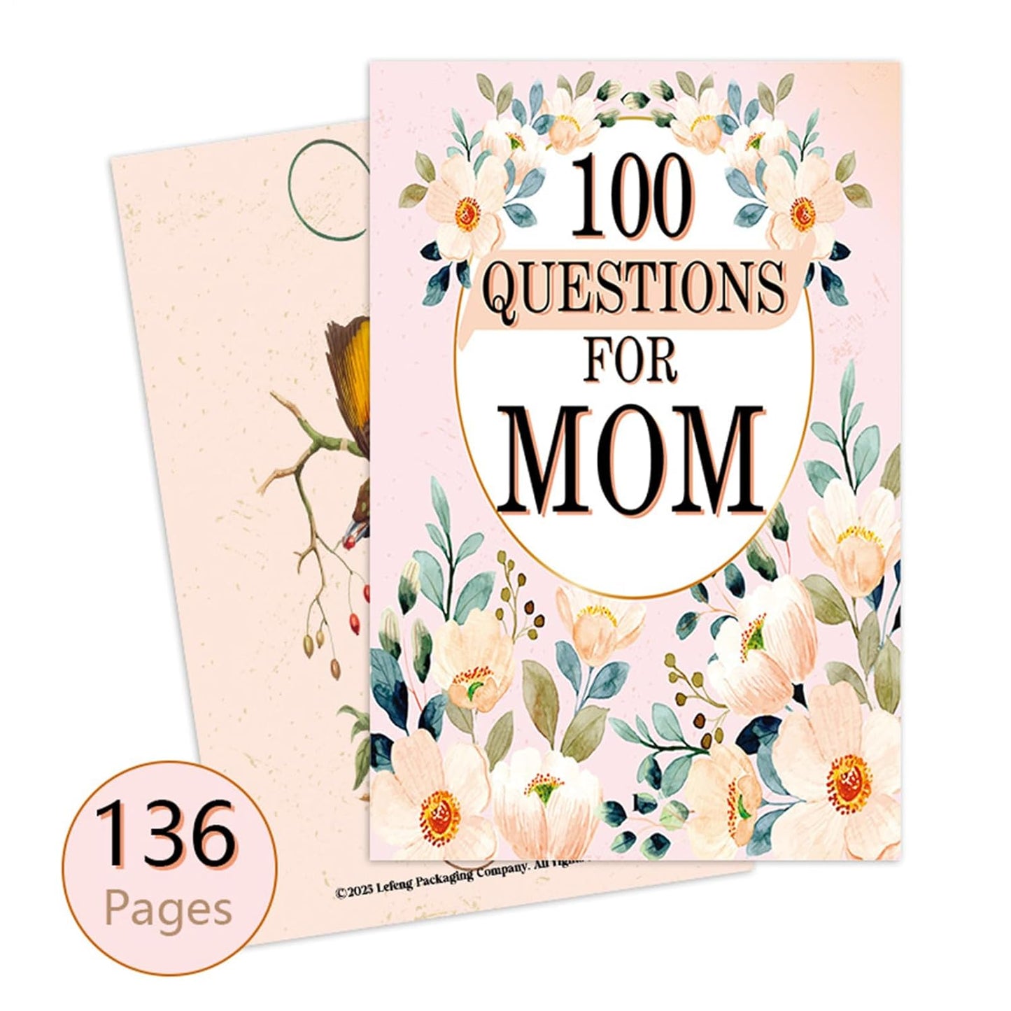100 Questions Journal | a Mother's Guided Journal - Thoughtful Keepsake Book for Mother Daughter Bonding During Festival Birthday