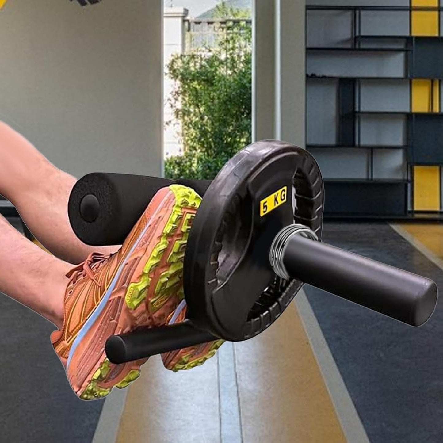 Tib Bar Trainer for Shin Exercises, Portable Anterior Tibialis Exercise Equipment for Calf Raises, Home Gym and Travel Fitness Machine, Strengthen Leg Muscles with Versatile Workout Gear