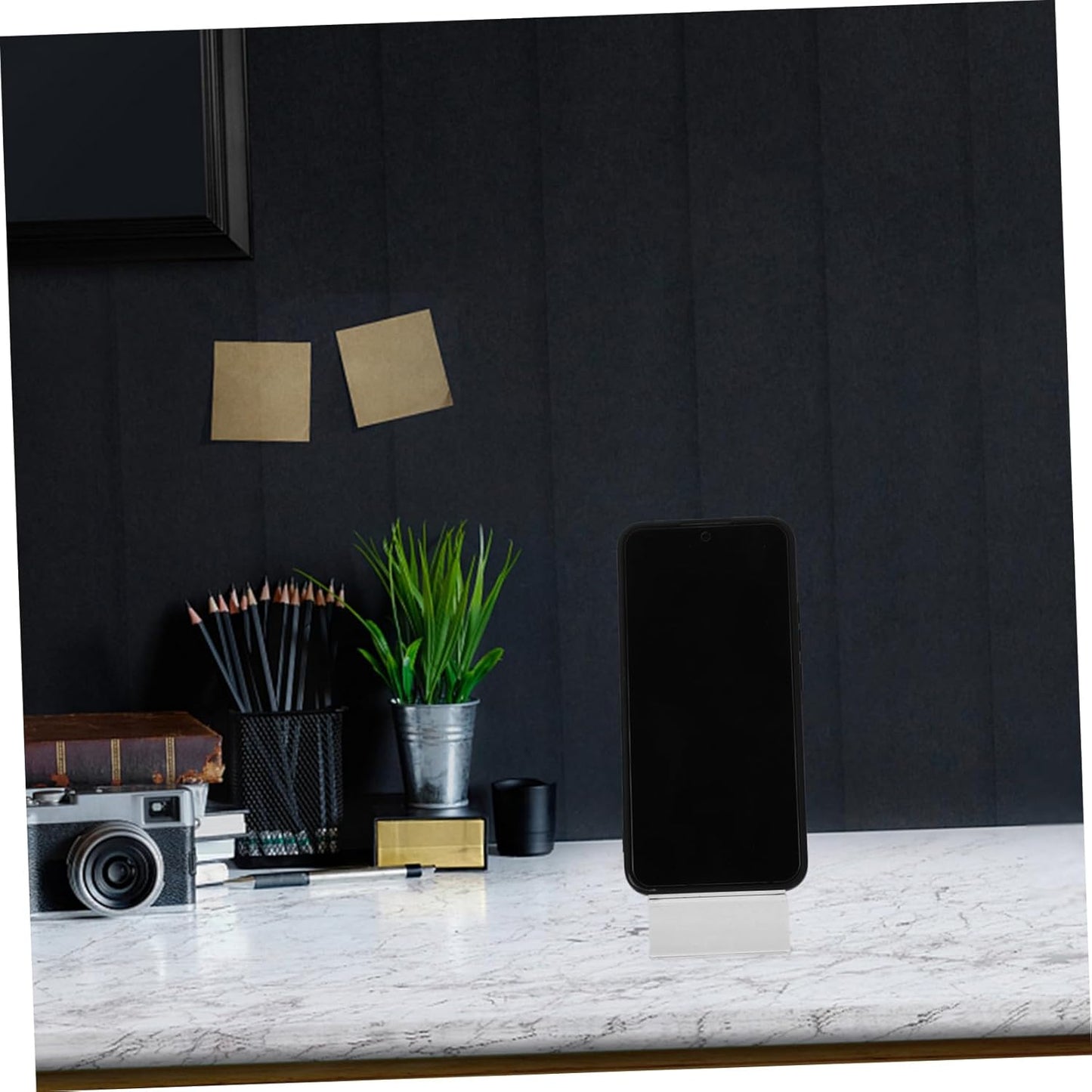 ZUNOXAZ 5Pezzi Espositore Acrilico Trasparente per Scrivania Design Compatto e Resistente per Negozi e Esposizioni