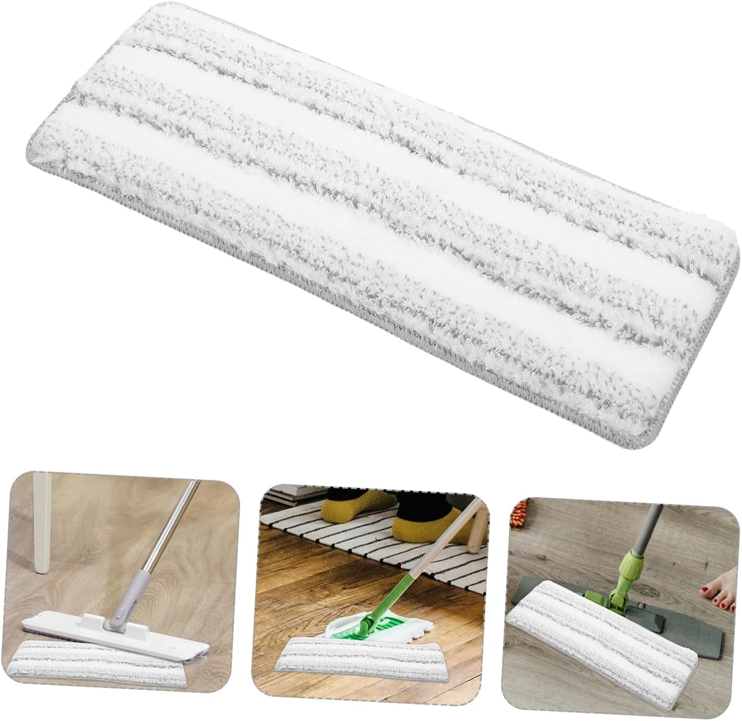 PLAFOPE Home Cleaning Essential 3 Pezzi di Ricariche per A Strisce per Piatto Forte Assorbimento per Pavimenti