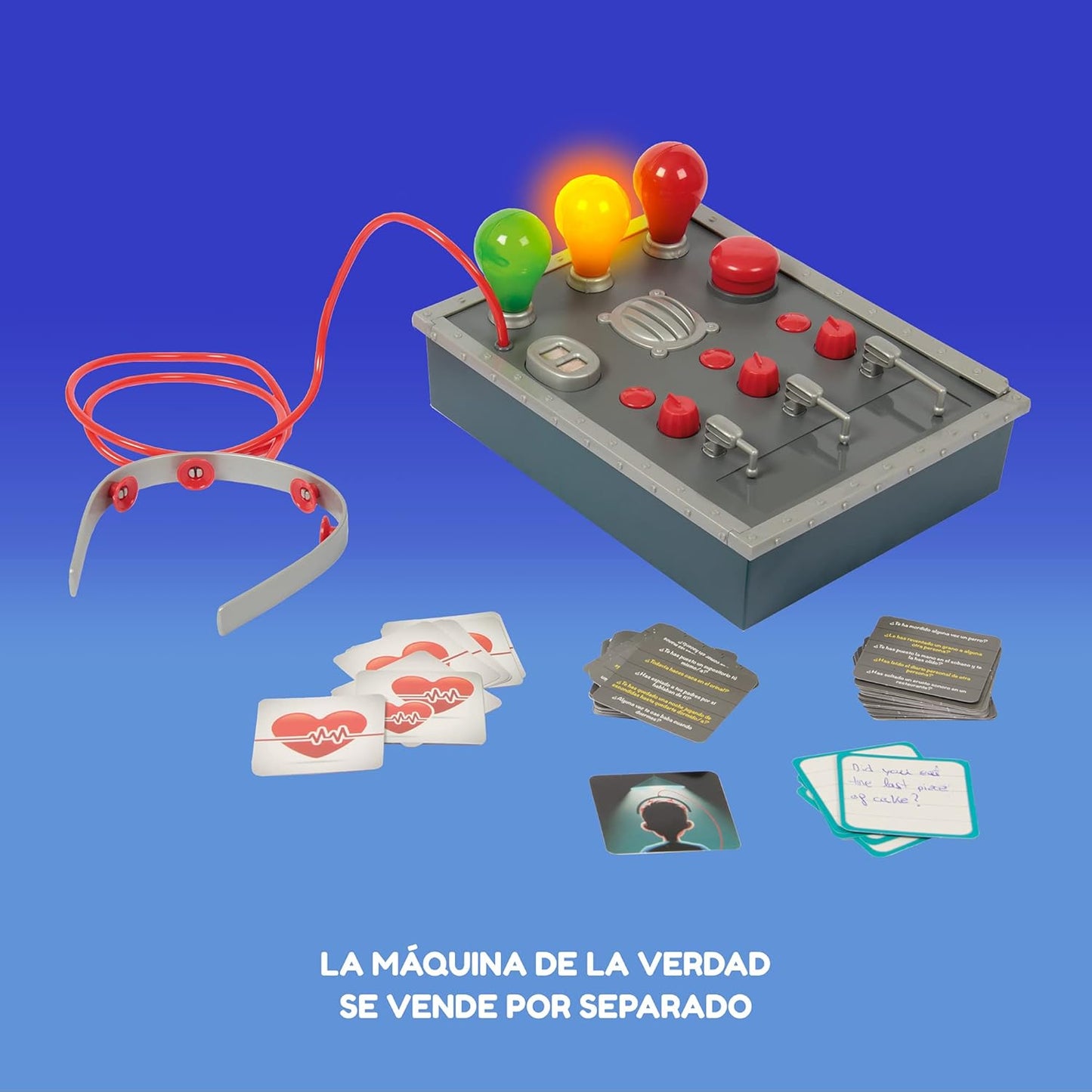 Play Fun by IMC Toys - Expansion Pack with 100 Questions for the Truth Machine Extreme Game (sold separately), Ages 8 and up, Spanish Version