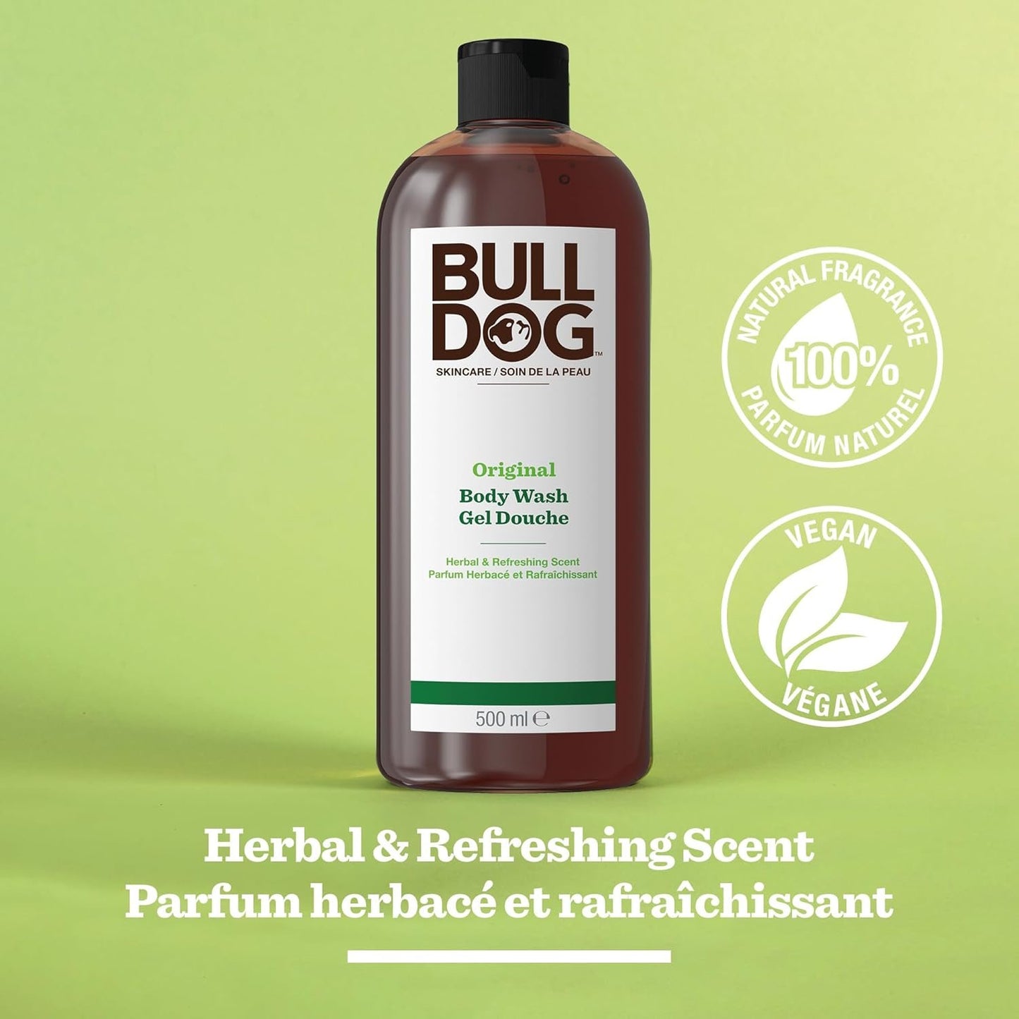 Bulldog Original Shower Gel Body Wash for Men, 500 Milliliters