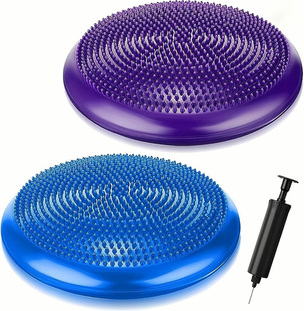 ZBDZSW 1 pz. Piastra per Massaggio a Tinta Unita Disco per Equilibrio Yoga Migliora la Postura Seduta Allenamento per la Forza del Core Attrezzatura per Allenamento Fitness
