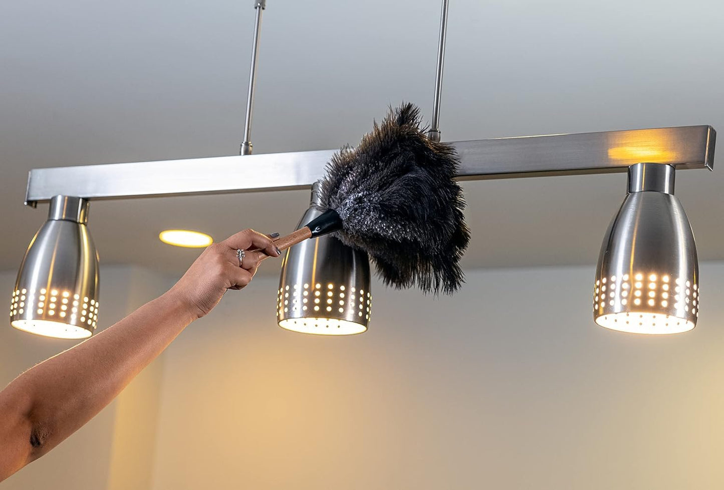 ROYAL DUSTER Black Ostrich Feather Duster (14")