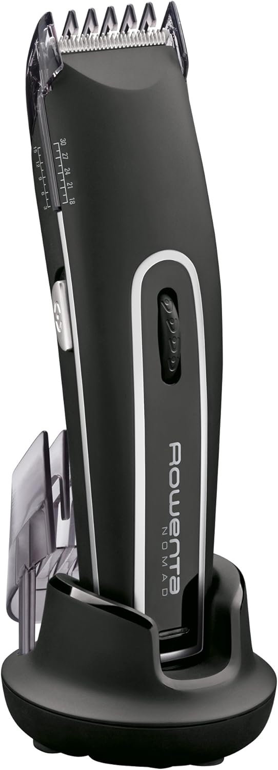 Rowenta TN1410 Nomad Hair Clipper Mesh and Cordless Use, Approx. / Battery, Black