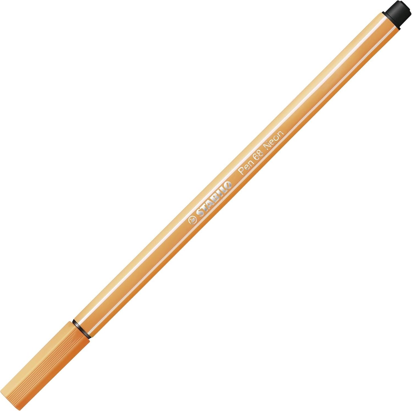 STABILO Pen 68 Orange Pack of 10 - Premium Felt-tip Pen